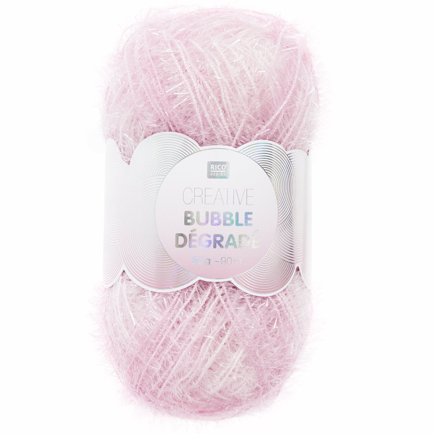 Creative Bubble Dégradé 50g 90m Farbe Rosa von Rico Design Creative Bubble Dégradé: Weiches Garn in Rosa von Rico Design, ideal für kreative Strickprojekte.
