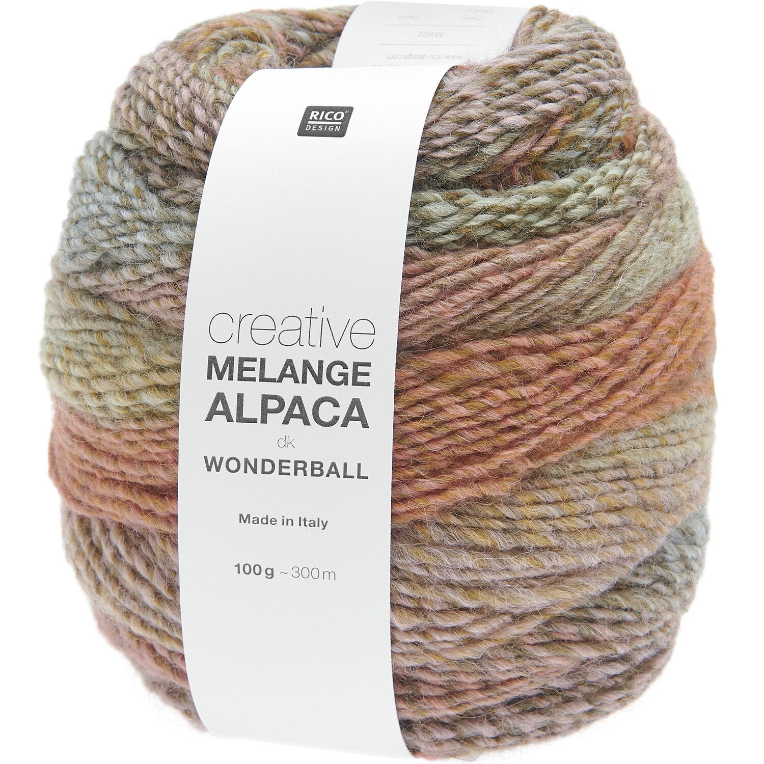 Creative Alpaca Melange Wonderball dk 100g 300m Couleur Summer from Rico Design