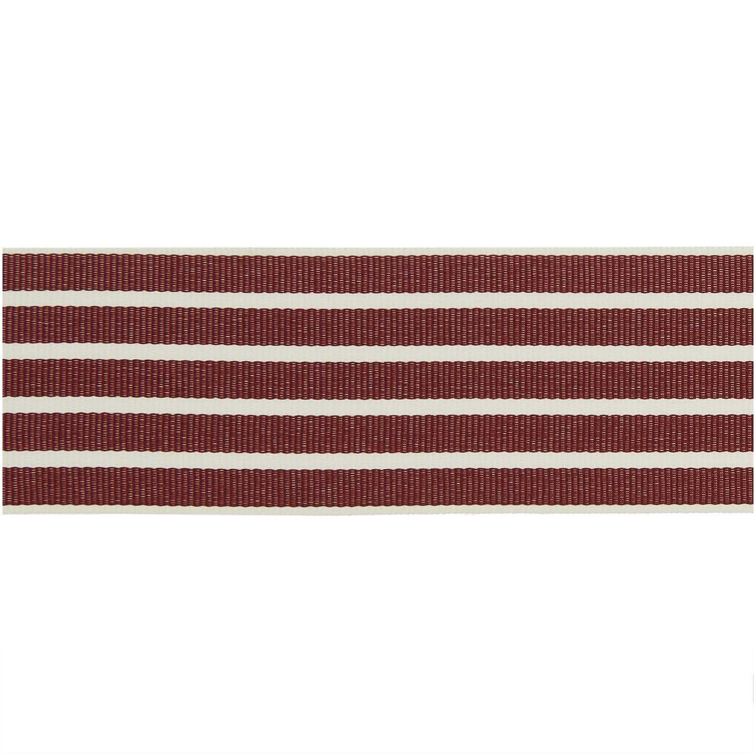 Paper Poetry Webband Streifen 38mm 3m Farbe Bordeaux-Creme von Rico Design Paper Poetry Webband mit Streifenmuster in Bordeaux-Creme von Rico Design, 38mm breit, 3m lang.