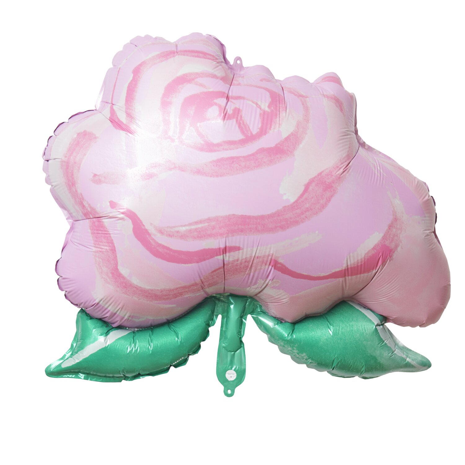 Folienballon Rose in 60x50cm von Rico Design, in zartem Rosa, ideal für festliche Anlässe und Dekorationen.