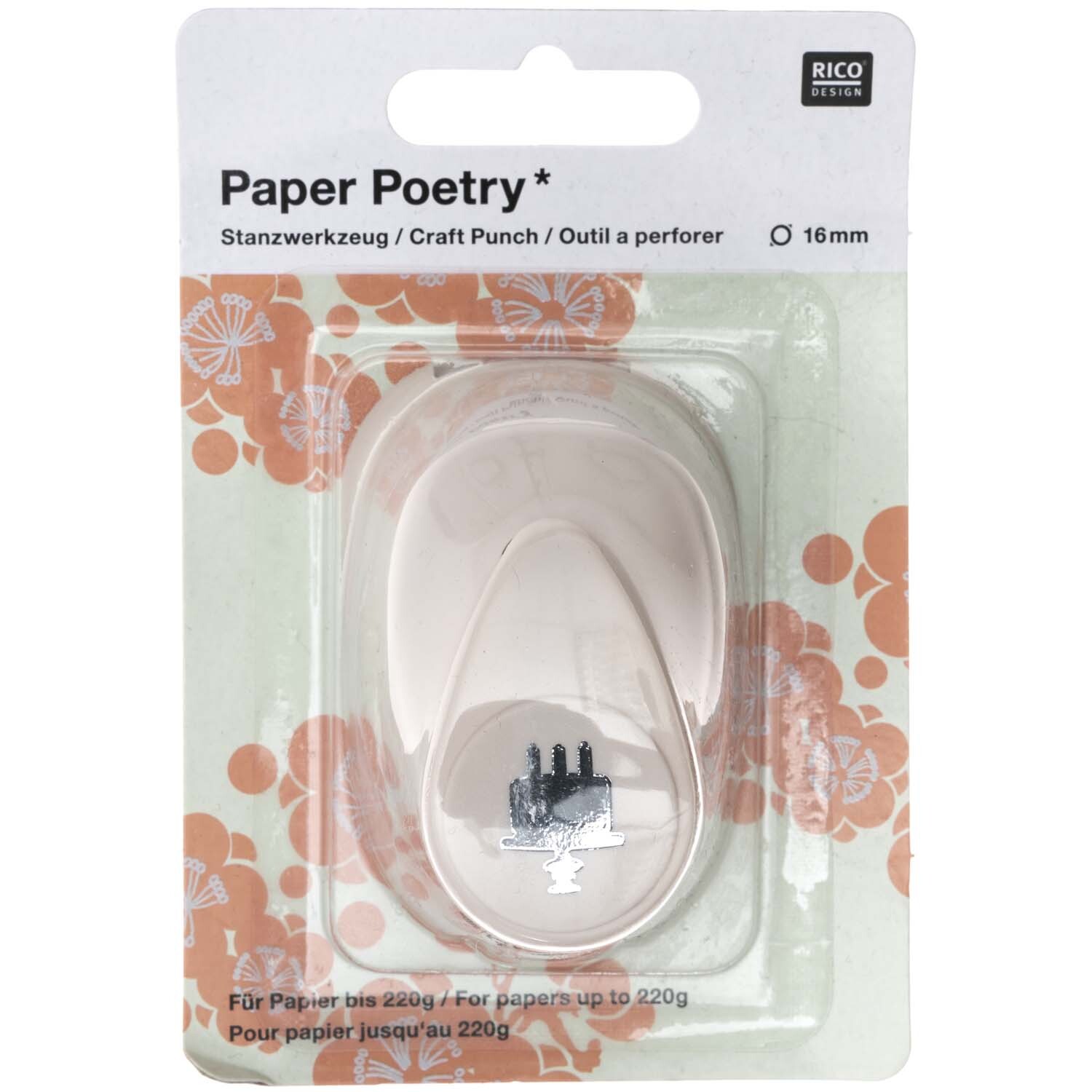 Paper Poetry Stanzer Torte S 1,6cm von Rico Design