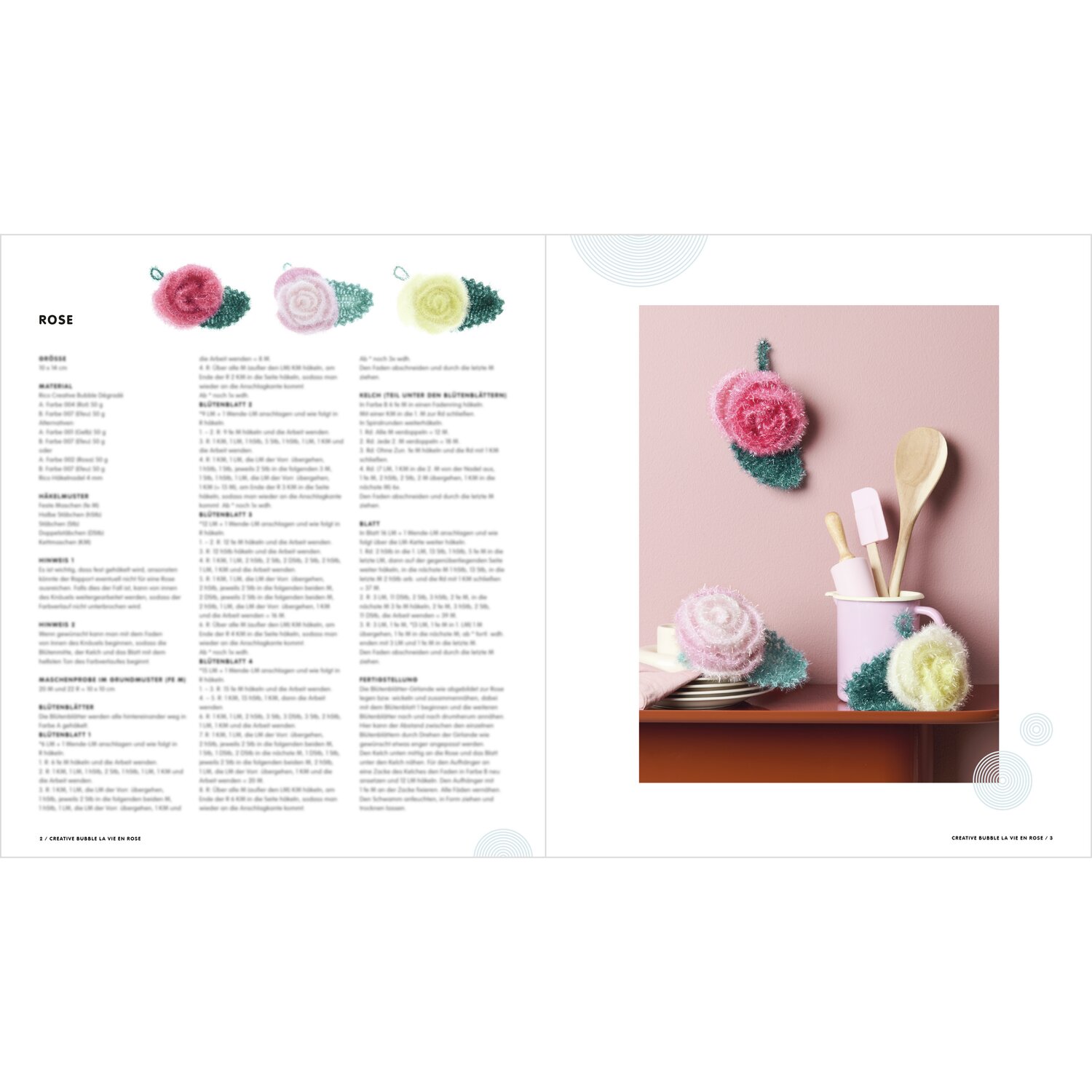 Creative Bubble - La Vie En Rose Sprachauswahl deutsch von Rico Design Creative Bubble - La Vie En Rose Sprachauswahl deutsch von Rico Design