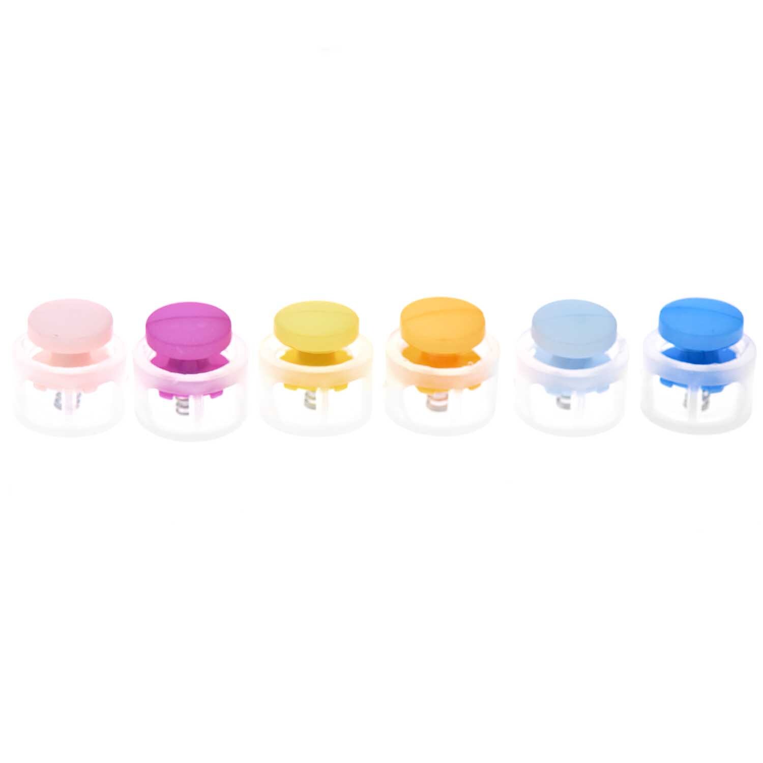 itoshii - Ponii Beads Verschlüsse in verschiedenen Farben, 14x9mm, 6 Stück von Rico Design.