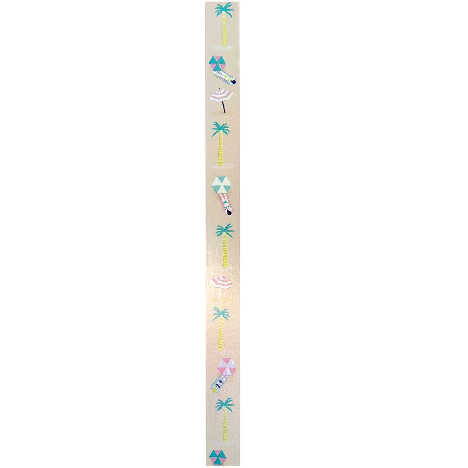 Paper Poetry Tape Beach 1,5cm 10m von Rico Design Paper Poetry Tape Beach 1,5cm 10m mit Strandmotiven wie Palmen und Sonnenschirmen von Rico Design. Ideal für kreative Bastelprojekte.