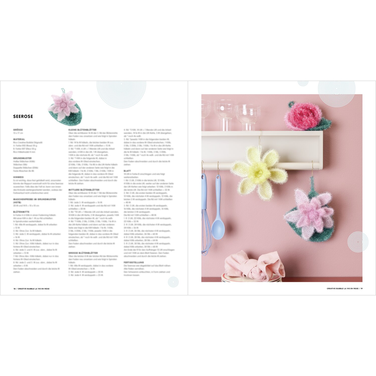 Creative Bubble - La Vie En Rose Sprachauswahl deutsch von Rico Design Creative Bubble - La Vie En Rose Sprachauswahl deutsch von Rico Design