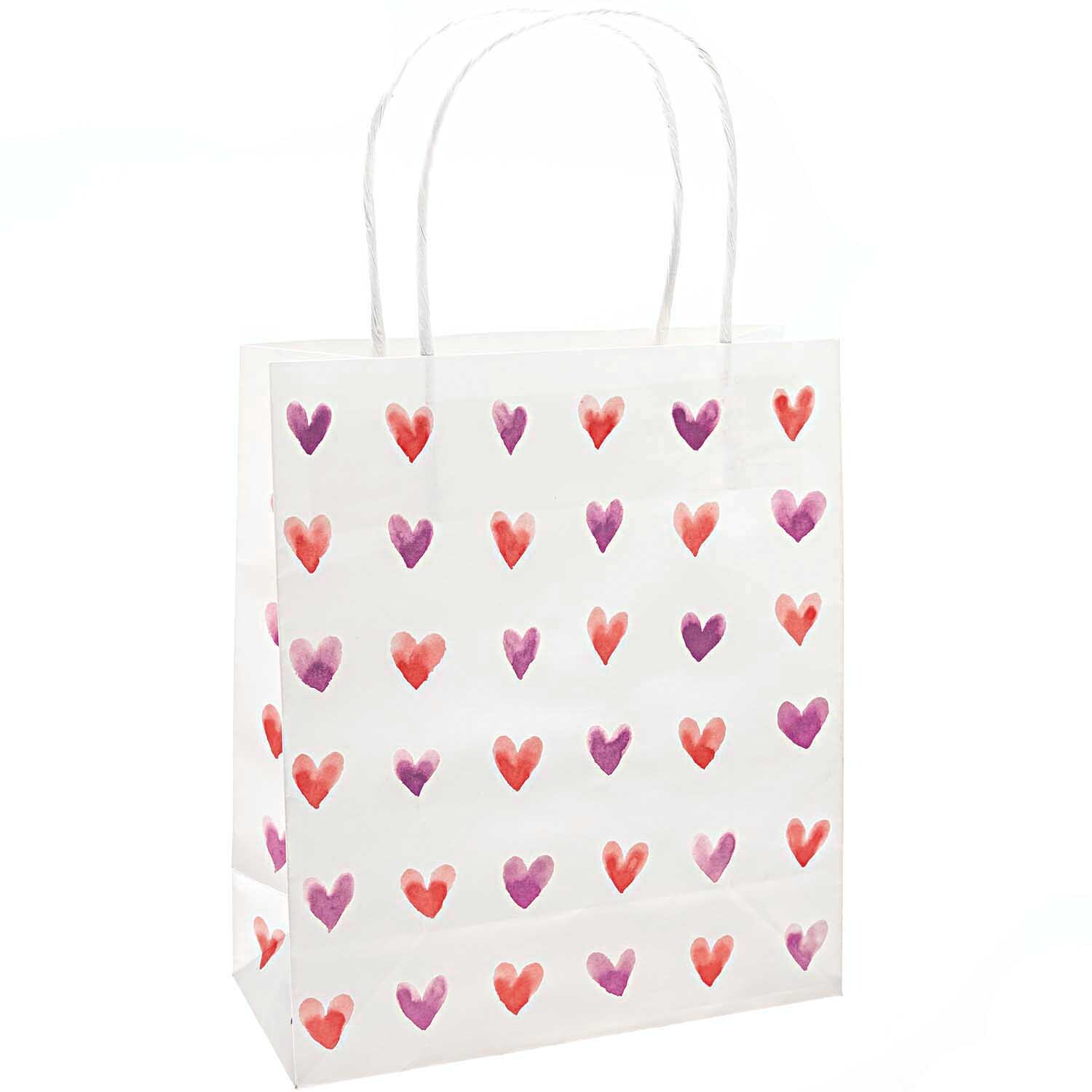 Paper Poetry Papiertüten It must be love Herzen aquarell 2 Stück von Rico Design Paper Poetry Papiertüten mit aquarellierten Herzen in Rot und Lila, 2 Stück, von Rico Design. Ideal für Geschenke.