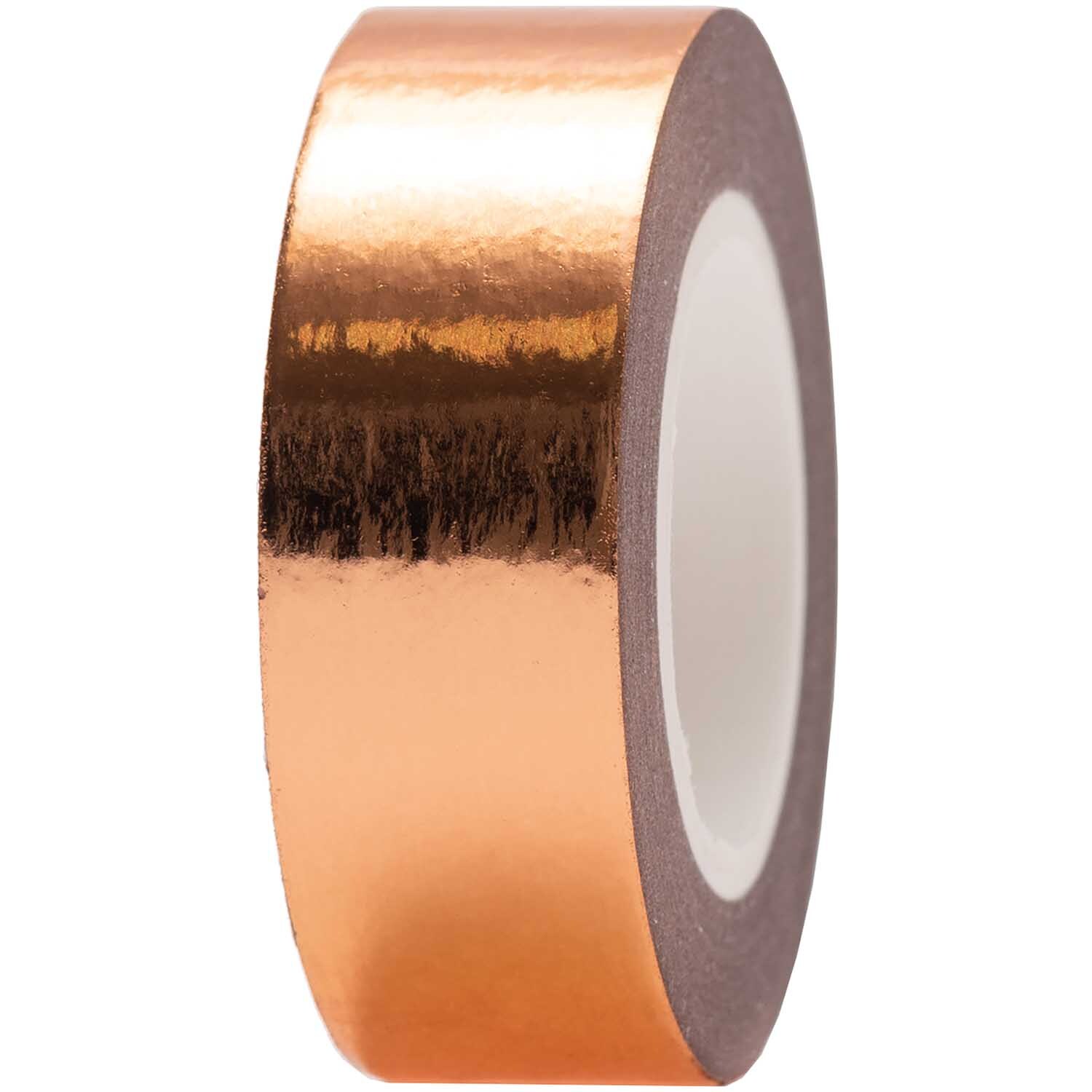 Paper Poetry Tape Metallic 15mm 10m Farbe Roségold von Rico Design Paper Poetry Tape Metallic 15mm 10m in glänzendem Roségold von Rico Design, ideal für kreative Projekte.