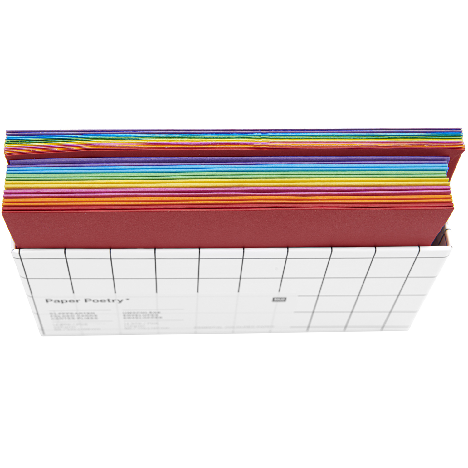 Paper Poetry Kartenset Rainbow classic B6 28-teilig von Rico Design Paper Poetry Kartenset Rainbow classic B6, 28-teilig, zeigt bunte Karten in einer Box von Rico Design. Ideal für kreative Projekte.