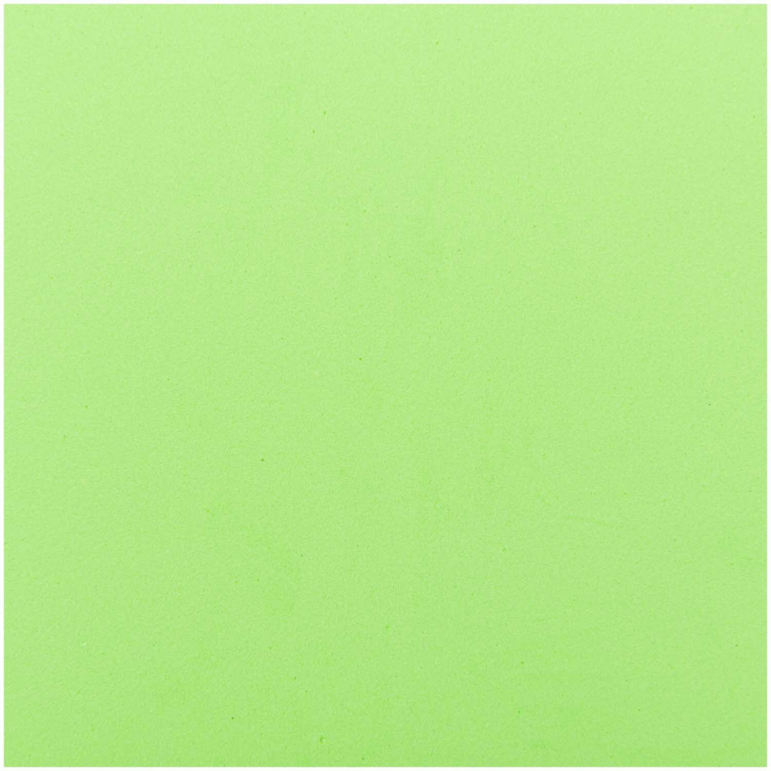 Moosgummiplatte 30x40cm 2mm in Hellgrün von Rico Design, ideal für kreative Bastelprojekte.