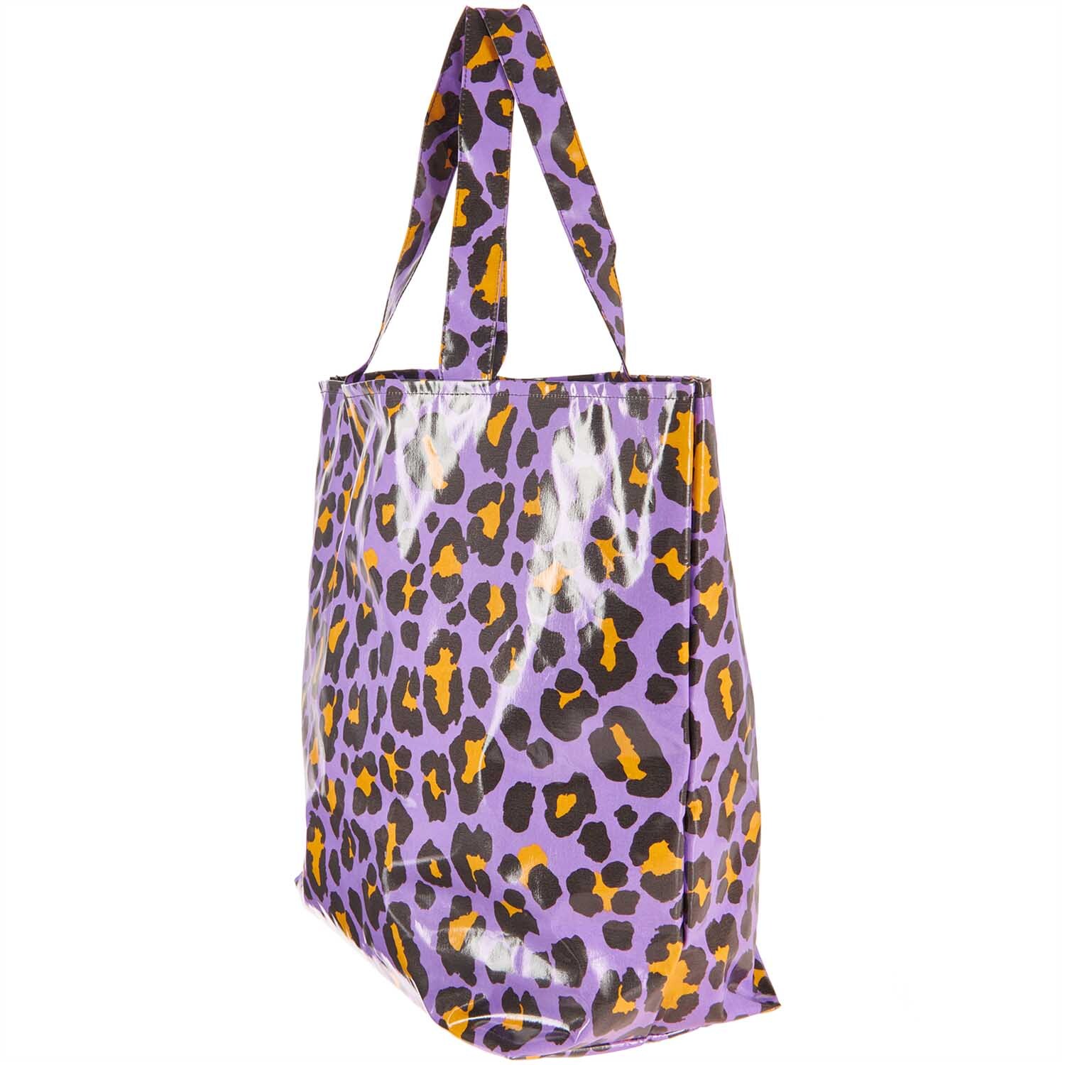 PVC-Shopper Acid Leo lila 41x55x19cm von Rico Design PVC-Shopper Acid Leo lila 41x55x19cm von Rico Design