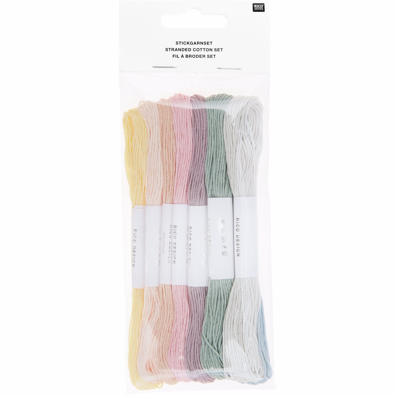 Set de fils à broder pastel 10 pièces 10-teilig from Rico Design