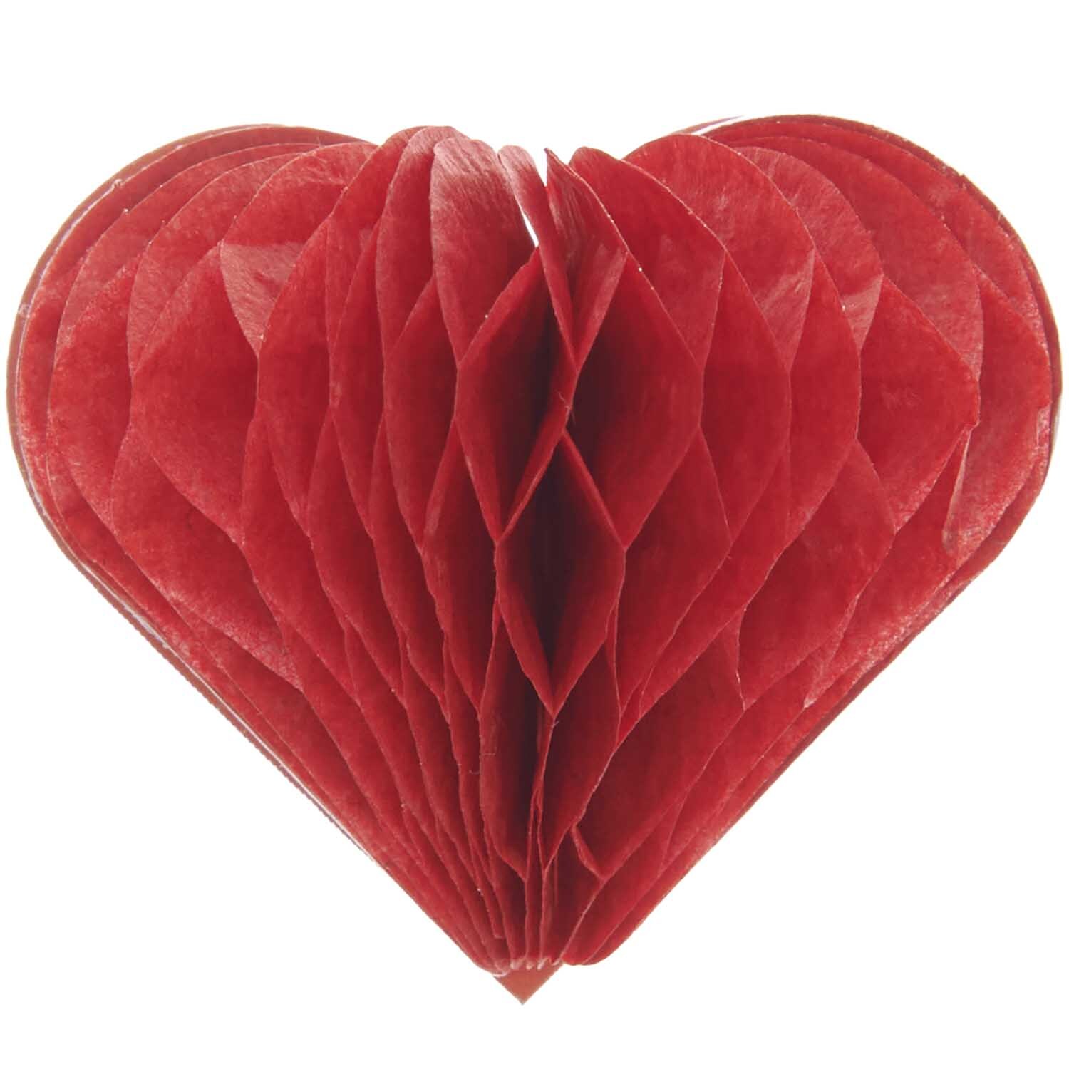 Paper Poetry Wabenpapiersticker Herzen 1 Blatt Farbe Rot von Rico Design Paper Poetry Wabenpapiersticker Herzen von Rico Design in Rot, zeigt ein detailreiches Herz aus Wabenpapier.