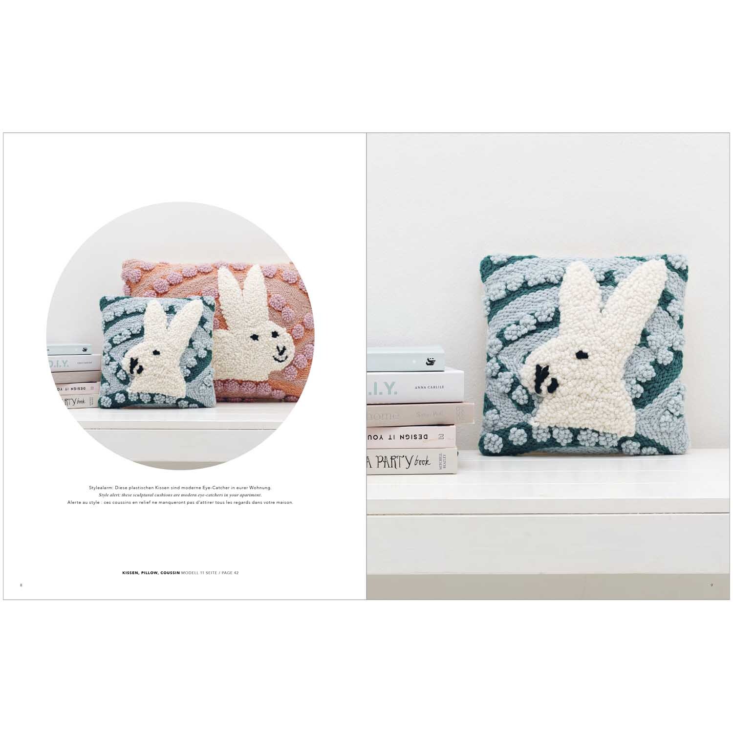 Embroidery book Punch Needle No.2 Bunny Hop Embroidery book Punch Needle No.2 Bunny Hop