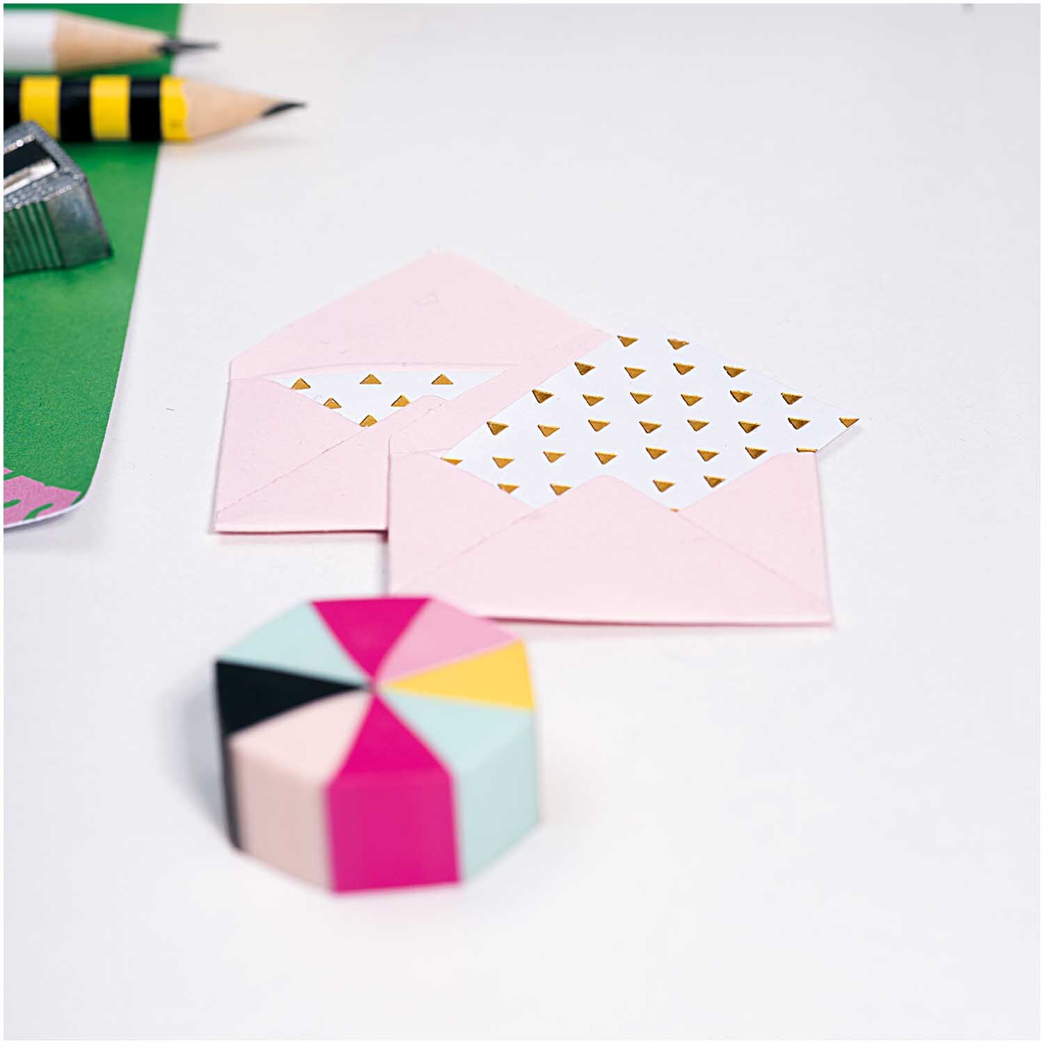 Paper Poetry Mini Briefe Kraftpapier 3x4,5cm 10 Stück von Rico Design