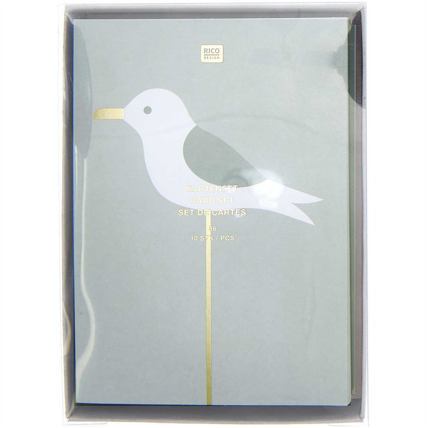 Paper Poetry Kartenset Möwe 20-teilig von Rico Design