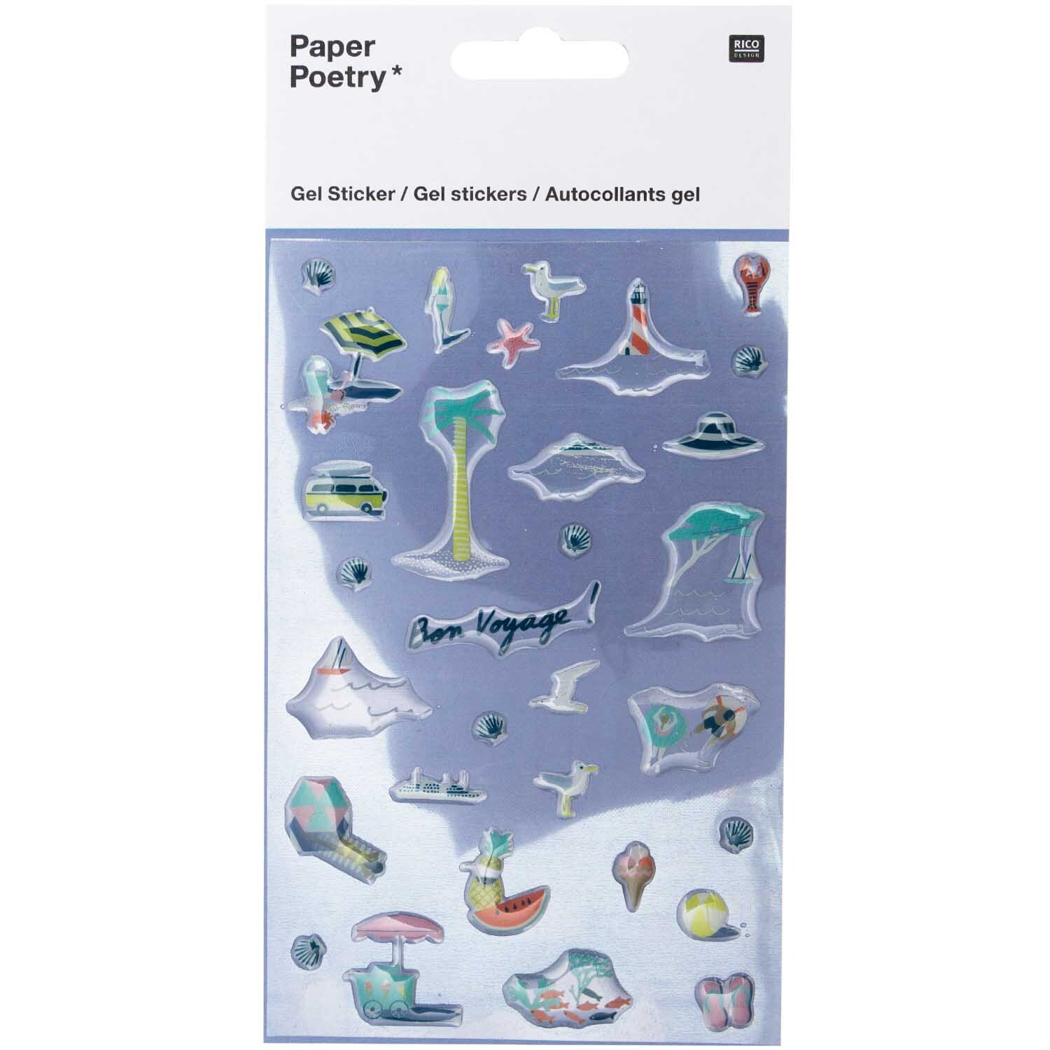 Paper Poetry Gelsticker Bon Voyage von Rico Design