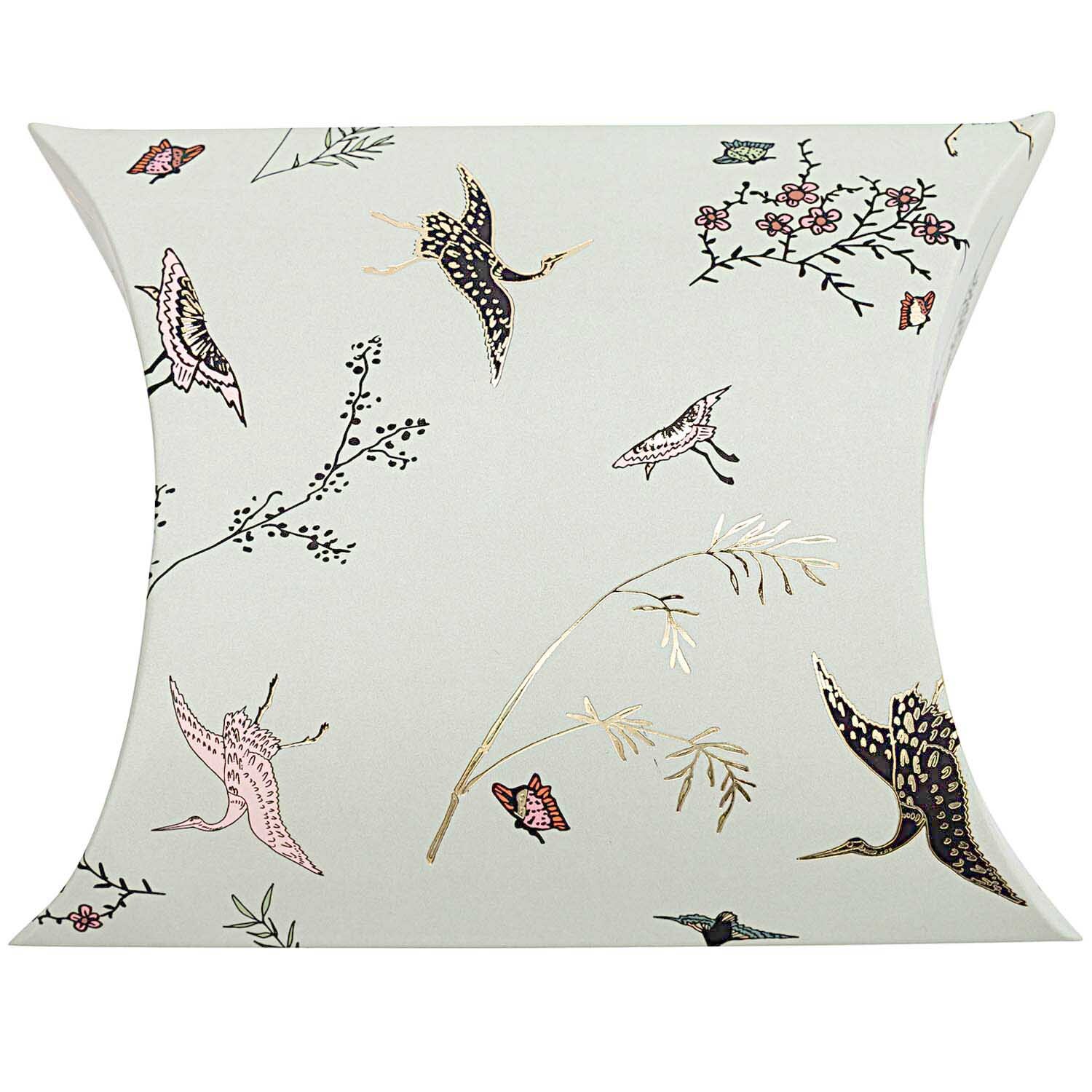 Paper Poetry Geschenkschachteln Jardin Japonais mit Kranichen und floralen Mustern, ideal für stilvolle Geschenke.
