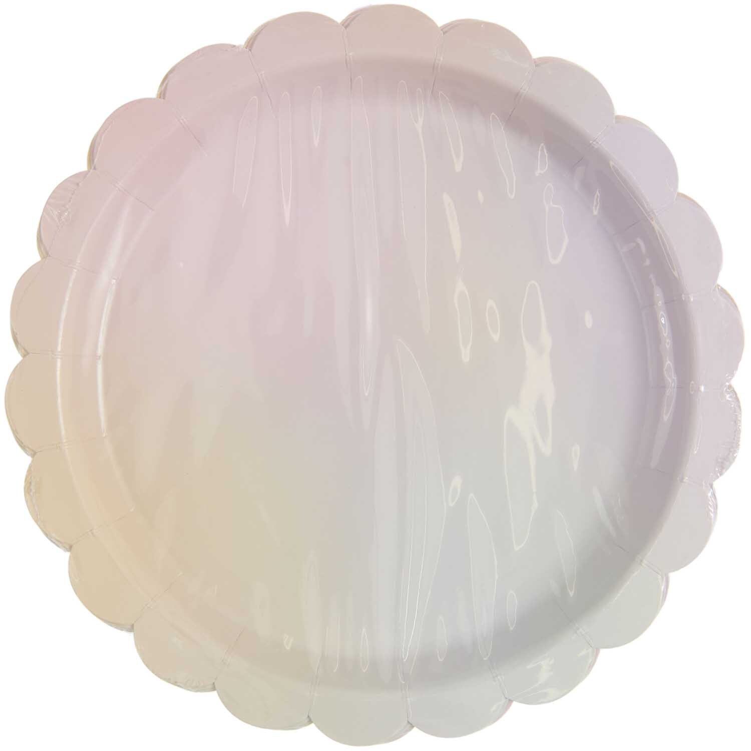 Pappteller mit Wellenrand 23cm 8 Stück Farbe Spectrum von Rico Design Pappteller mit Wellenrand, 23cm, 8 Stück. Pastellfarbenes Design, ideal für Partys.