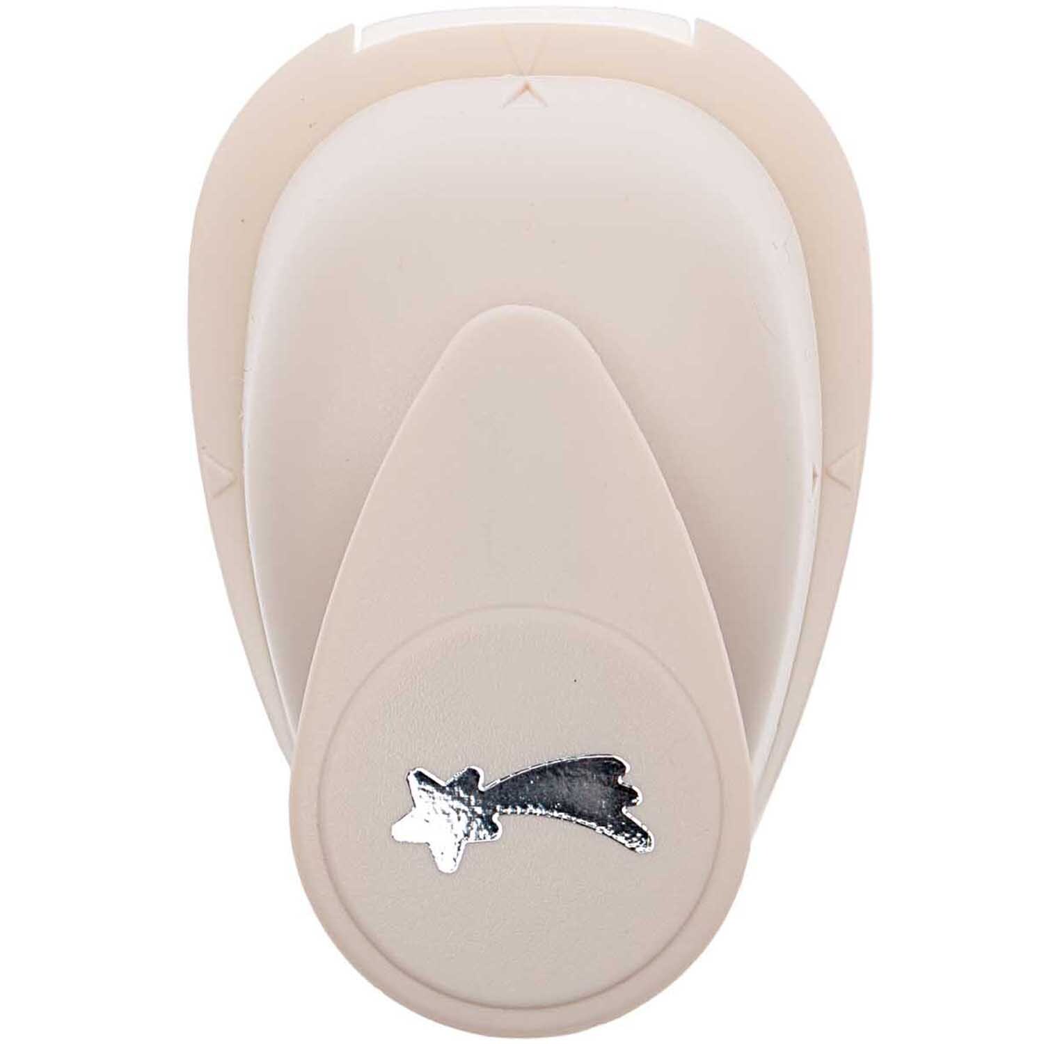 Paper Poetry Stanzer Komet 1,6cm von Rico Design in Beige, ideal zum Basteln von Sternmotiven.
