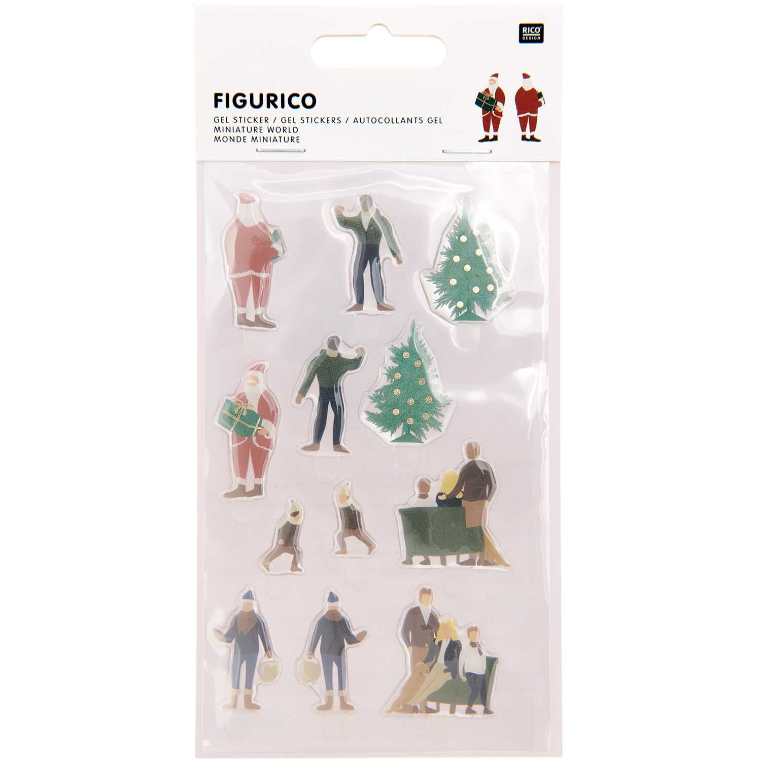 Figurico Gelsticker Weihnachten von Rico Design