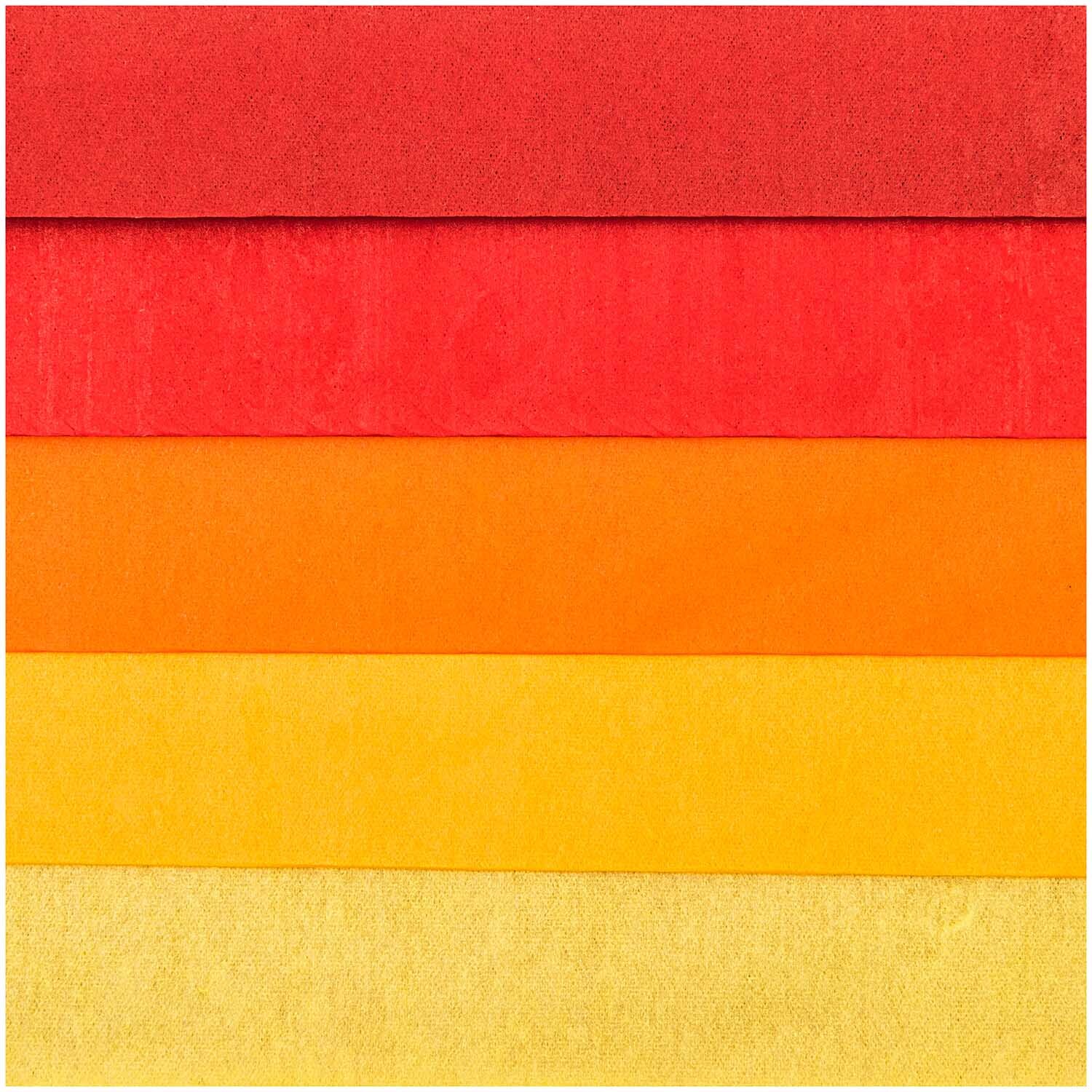 Paper Poetry Seidenpapier rot sortiert 50x70cm 5 Bogen von Rico Design Paper Poetry Seidenpapier in Rot- und Gelbtönen, 50x70cm, 5 Bogen von Rico Design, gestapelt.