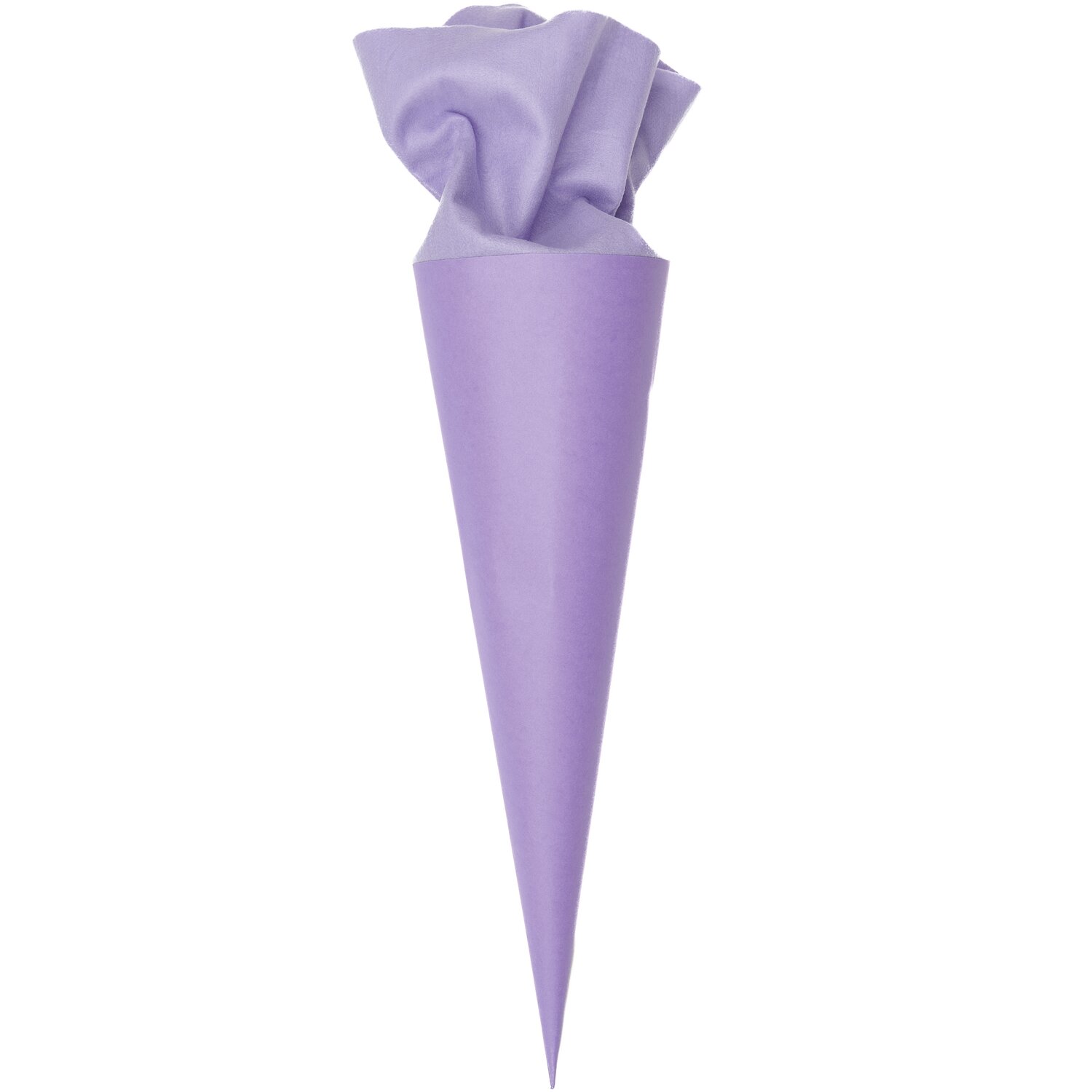 Schultüte Rohling mit Filzverschluss 70cm Farbe Violett von Rico Design Schultüte Rohling mit Filzverschluss in Violett, 70cm, von Rico Design. Perfekt für den Schulanfang.