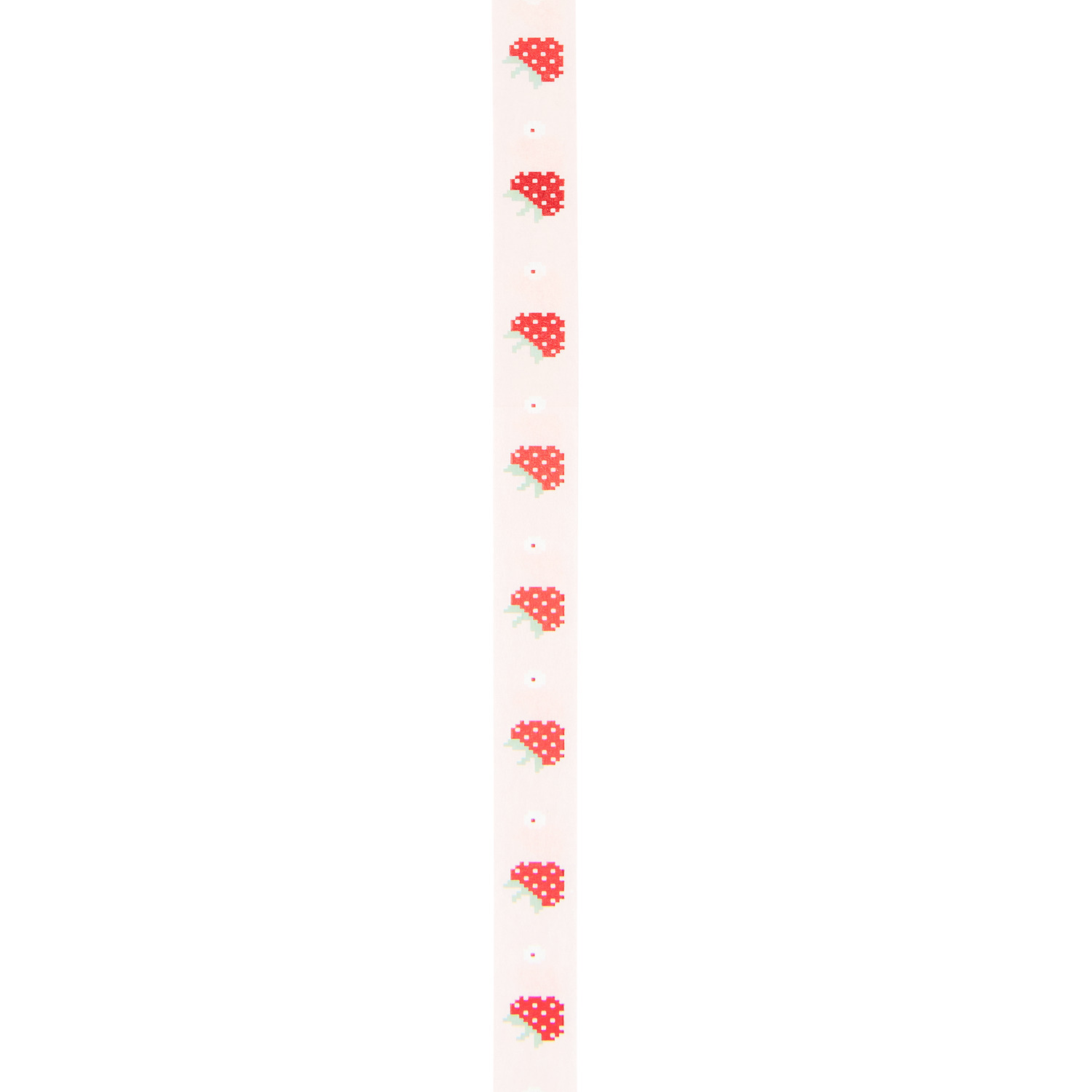 Paper Poetry Tape Futschikato Erdbeeren 1,5cmx10m von Rico Design Paper Poetry Tape Futschikato Erdbeeren mit roten Erdbeeren-Muster auf weißem Hintergrund, 1,5cm x 10m. Ideal für kreative Bastelprojekte.