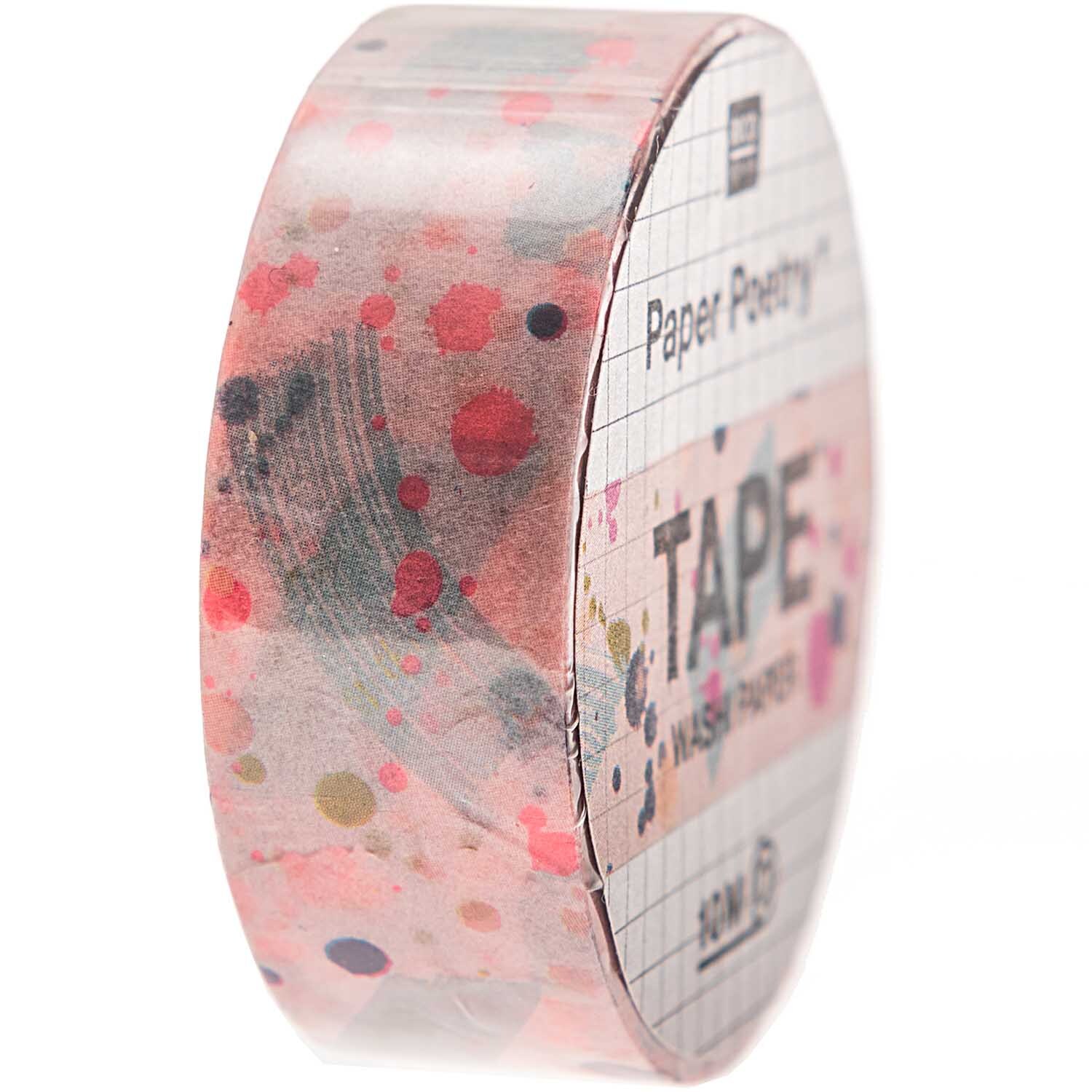 Paper Poetry Tape Crafted Nature gefleckt 1,5cm 10m von Rico Design