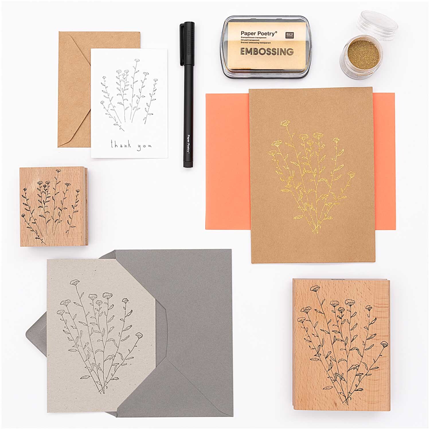 Paper Poetry Stempel Anis 6,25x7,5x2cm von Rico Design
