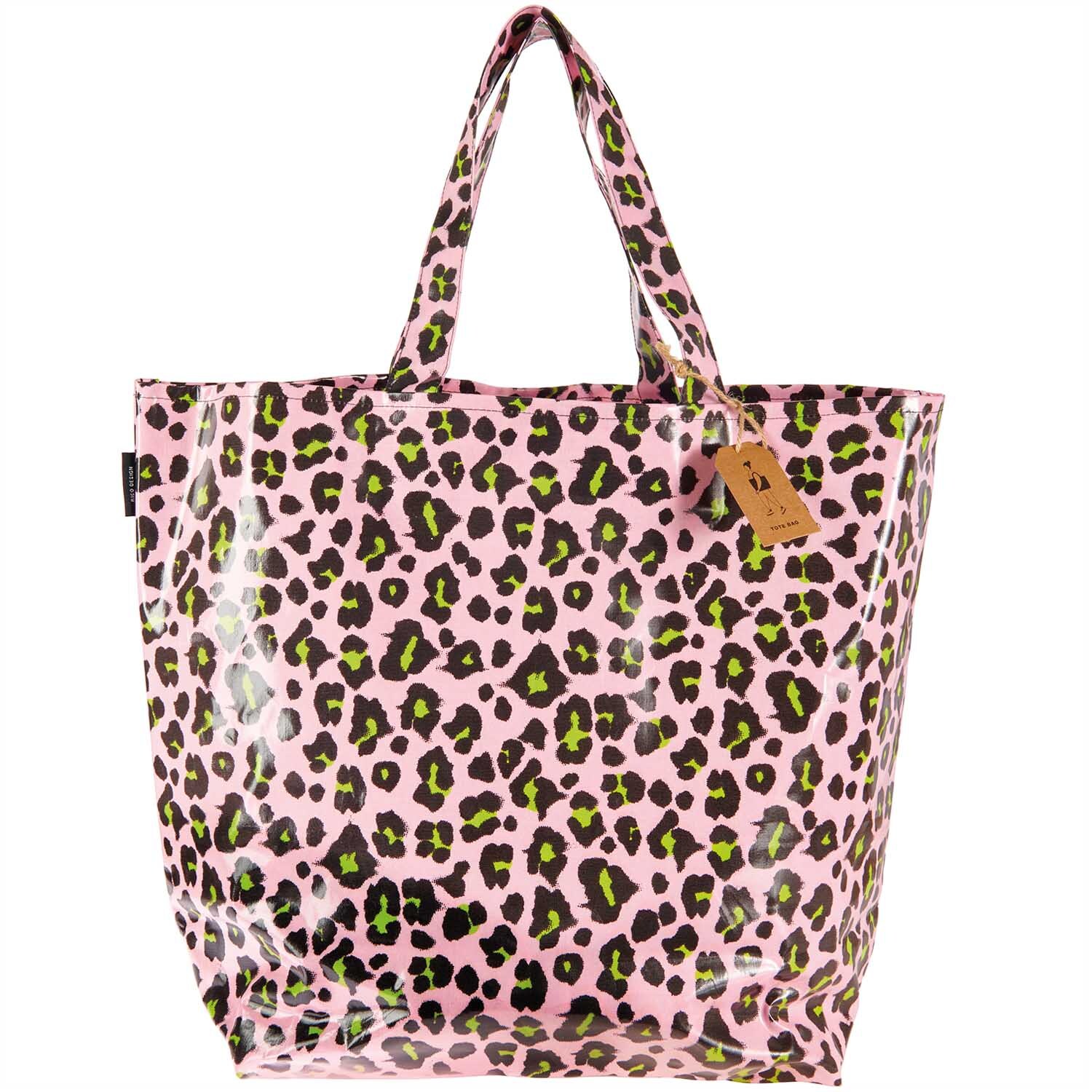 PVC-Shopper Acid Leo rosa 41x55x19cm von Rico Design