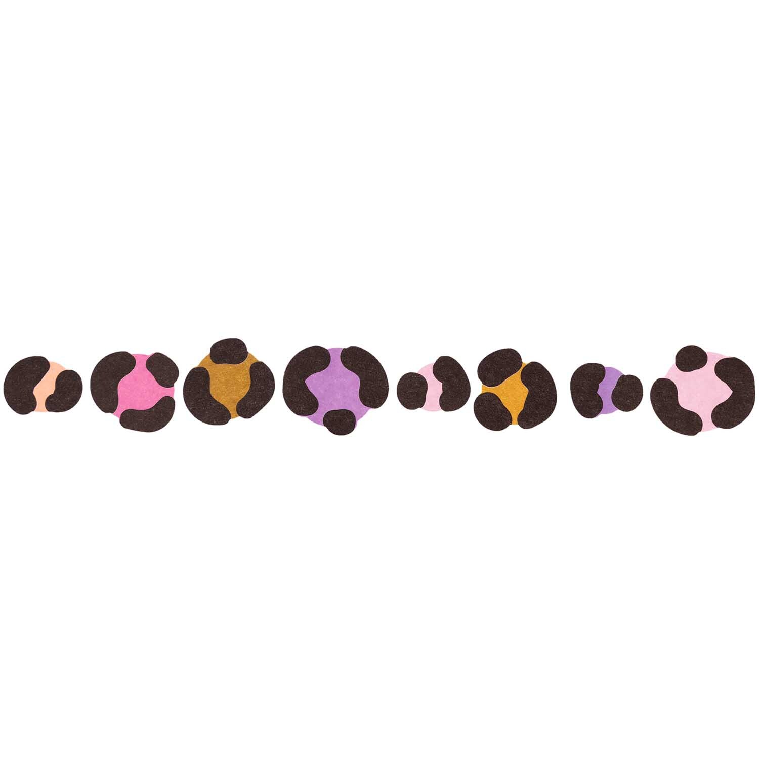 Washi Sticker Acid Leo pink 200 Stück von Rico Design Washi Sticker Acid Leo pink 200 Stück von Rico Design mit bunten Leopardenmuster auf weißem Hintergrund. Ideal für kreative Projekte.