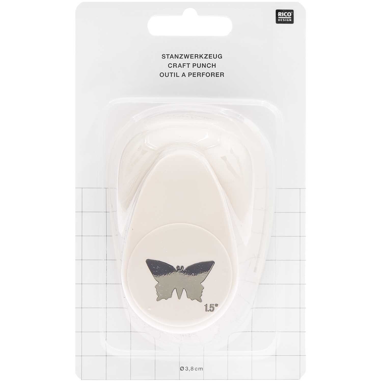 Paper Poetry Stanzer Schmetterling 3,8cm von Rico Design