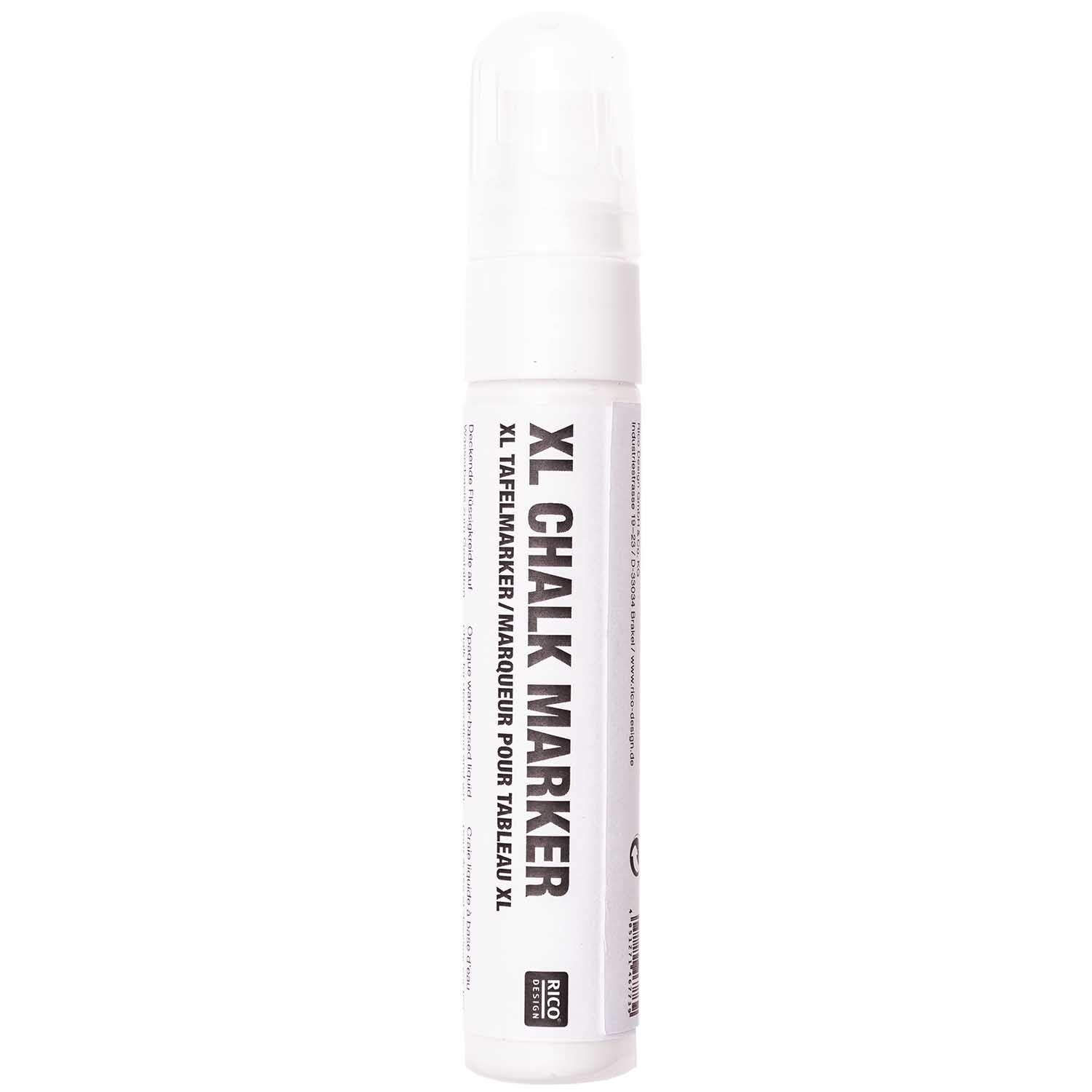 XL-Kreidestift Flüssigkreide 15mm 25g von Rico Design in Weiß, ideal für kreative Projekte.