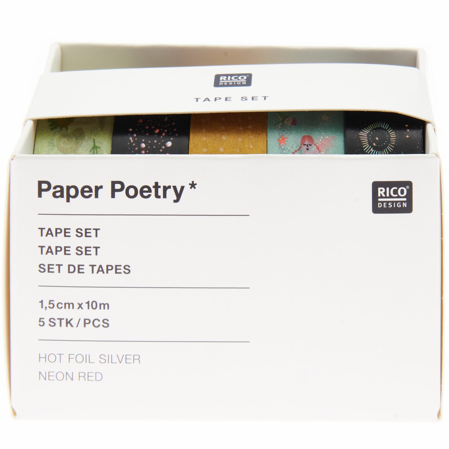 Paper Poetry Tape Set Mermaid 5-teilig von Rico Design