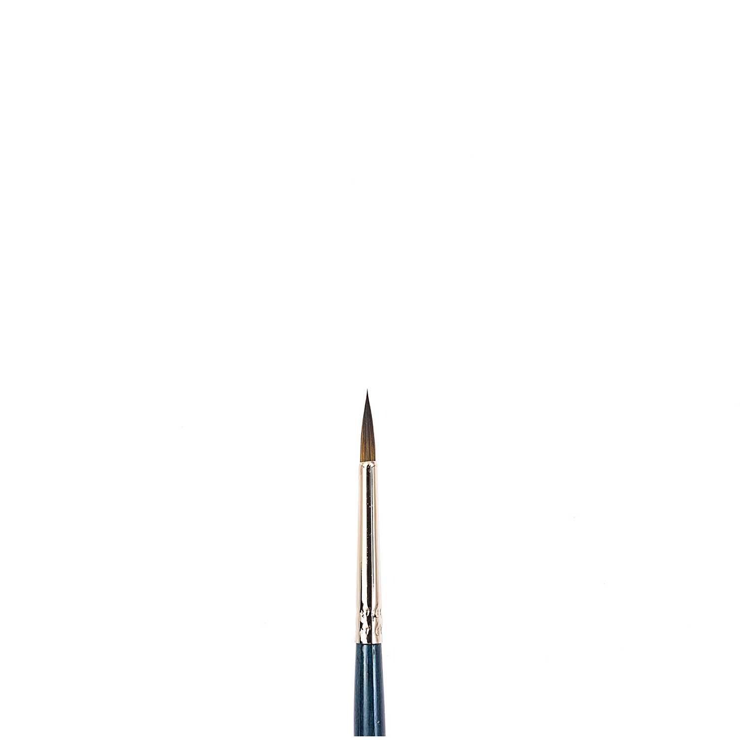 Pinsel Art School Acryl Synthetic mit rundem Kopf und kurzem Stiel von Rico Design, ideal für präzises Malen.