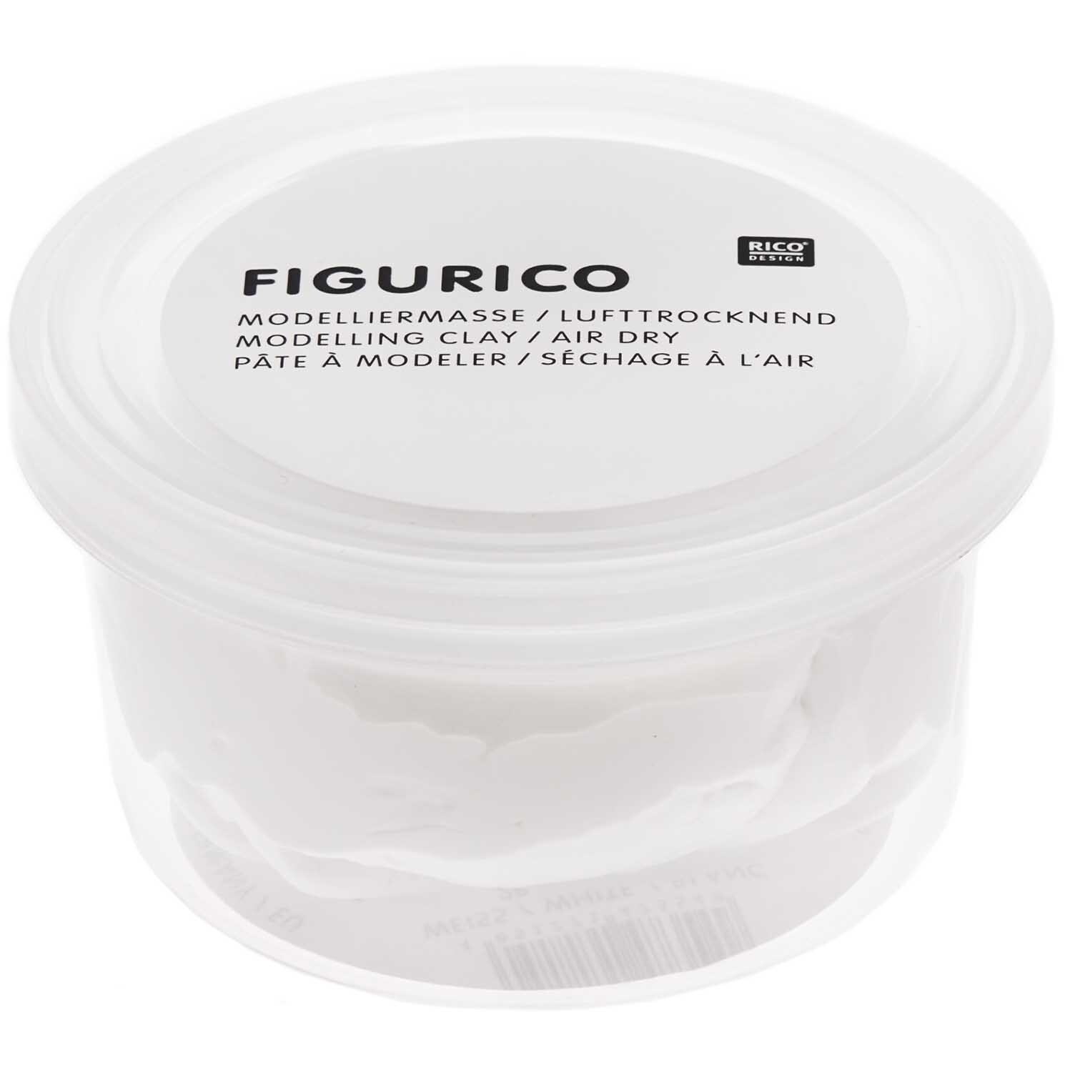 Figurico Modelliermasse 28g in einem transparenten Behälter, lufttrocknend, von Rico Design.