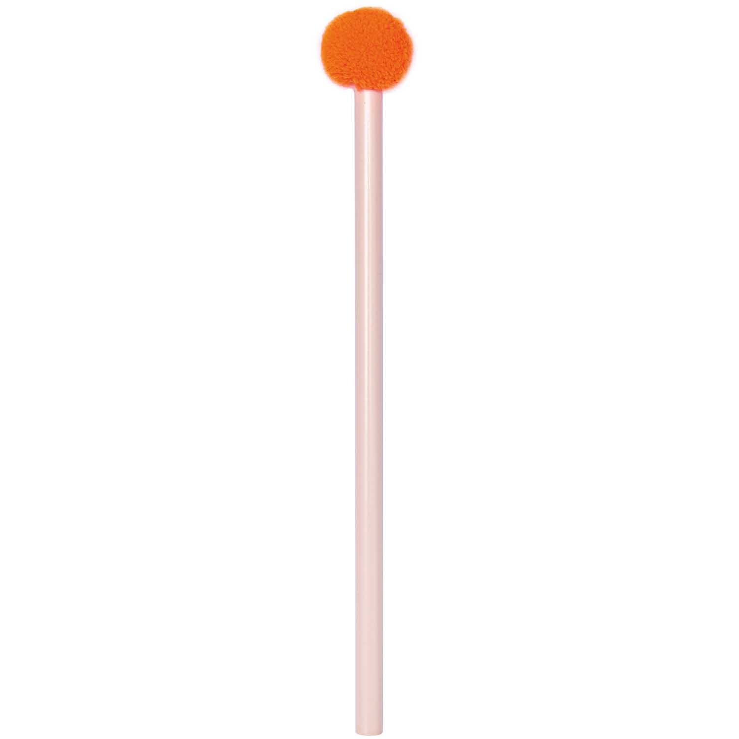 Paper Poetry Bleistift mit Pompon Farbe Rosa von Rico Design Paper Poetry Bleistift mit Pompon, rosa Stift mit orangefarbenem Pompon, ideal für kreative Projekte.