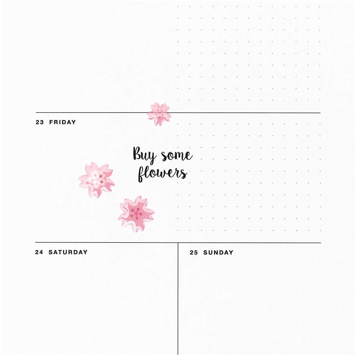 Paper Poetry Gelsticker Kirschblüten von Rico Design