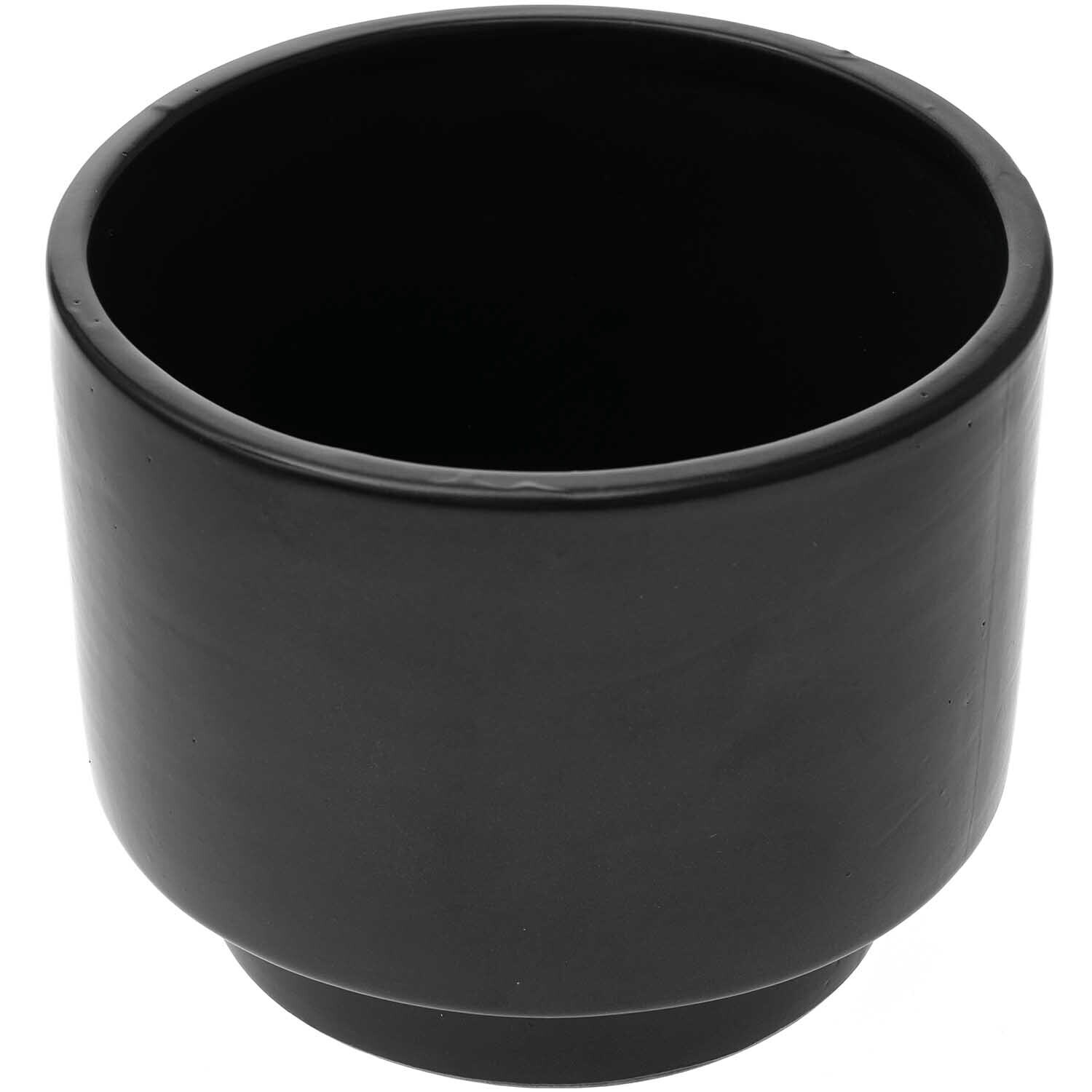 Keramik Topf 14x14x11cm Farbe Schwarz von Rico Design Keramik Topf 14x14x11cm von Rico Design in elegantem Schwarz, ideal für stilvolle Dekorationen.