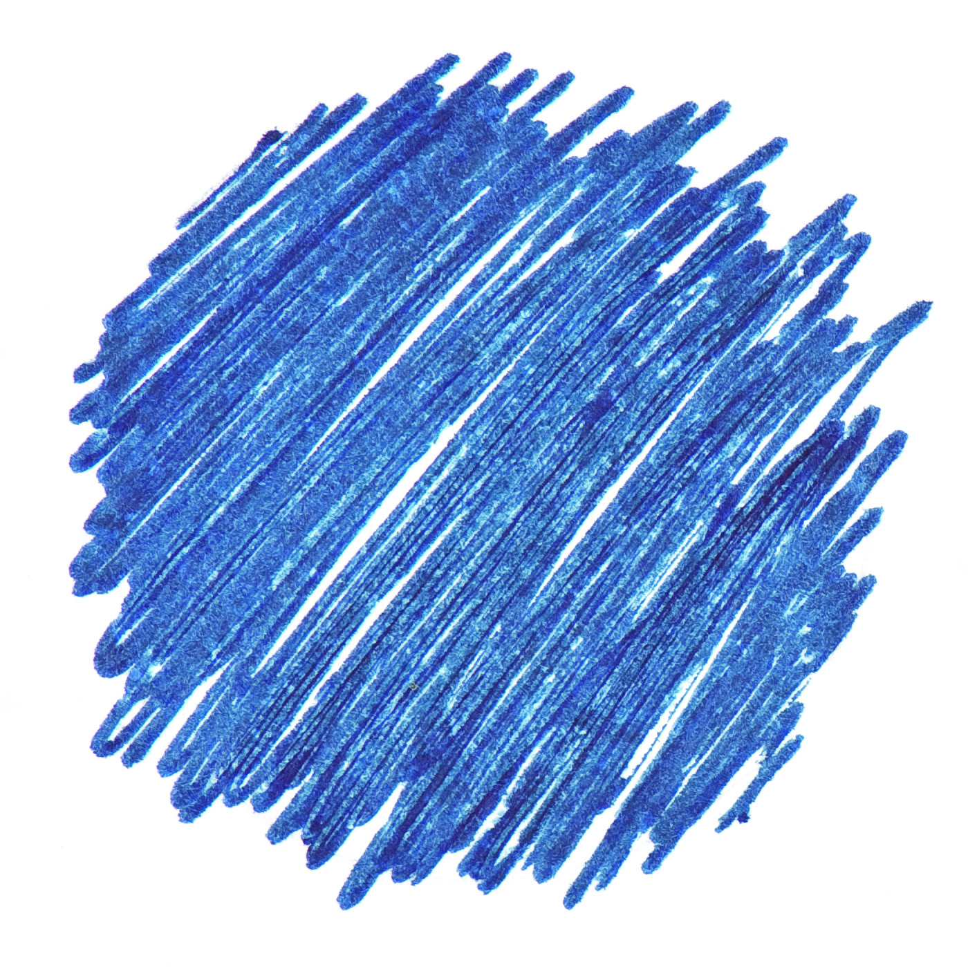 Gel pen Basic 0.5mm colour Petrol from Rico Design Gelstift Basic 0,5mm: Skizze in Petrol von Rico Design, zeigt dichte, gleichmäßige Striche.