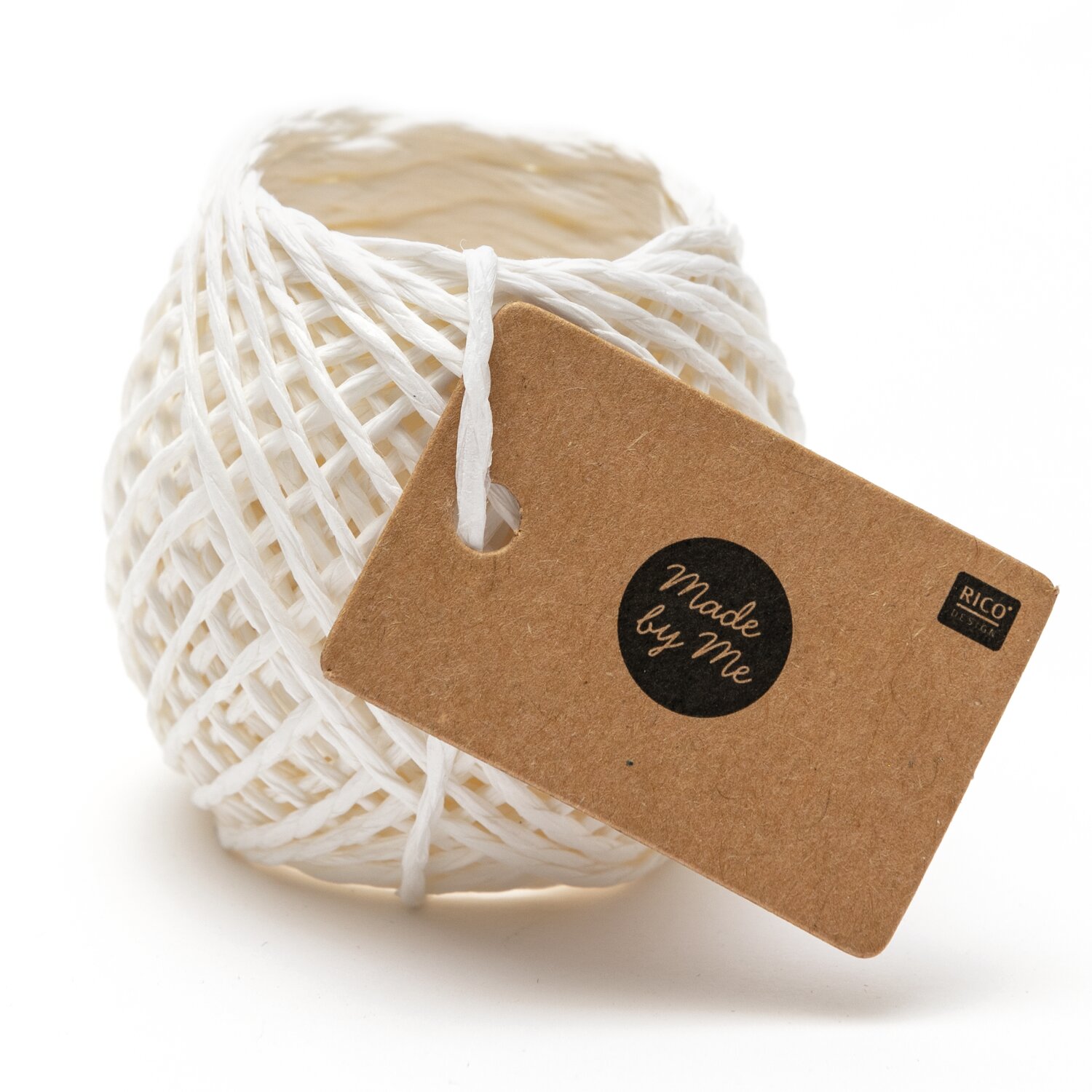 Papierschnur 1mm 20m Farbe Weiß von Rico Design