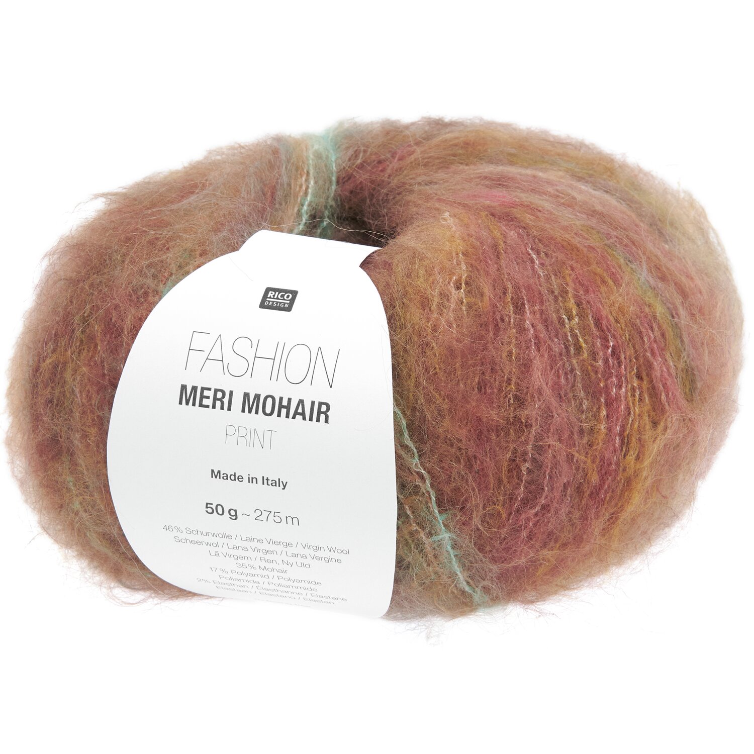 Fashion Meri Mohair Print 50g 275m Couleur Rose frais from Rico Design Fashion Meri Mohair Print 50g 275m Couleur Rose frais from Rico Design