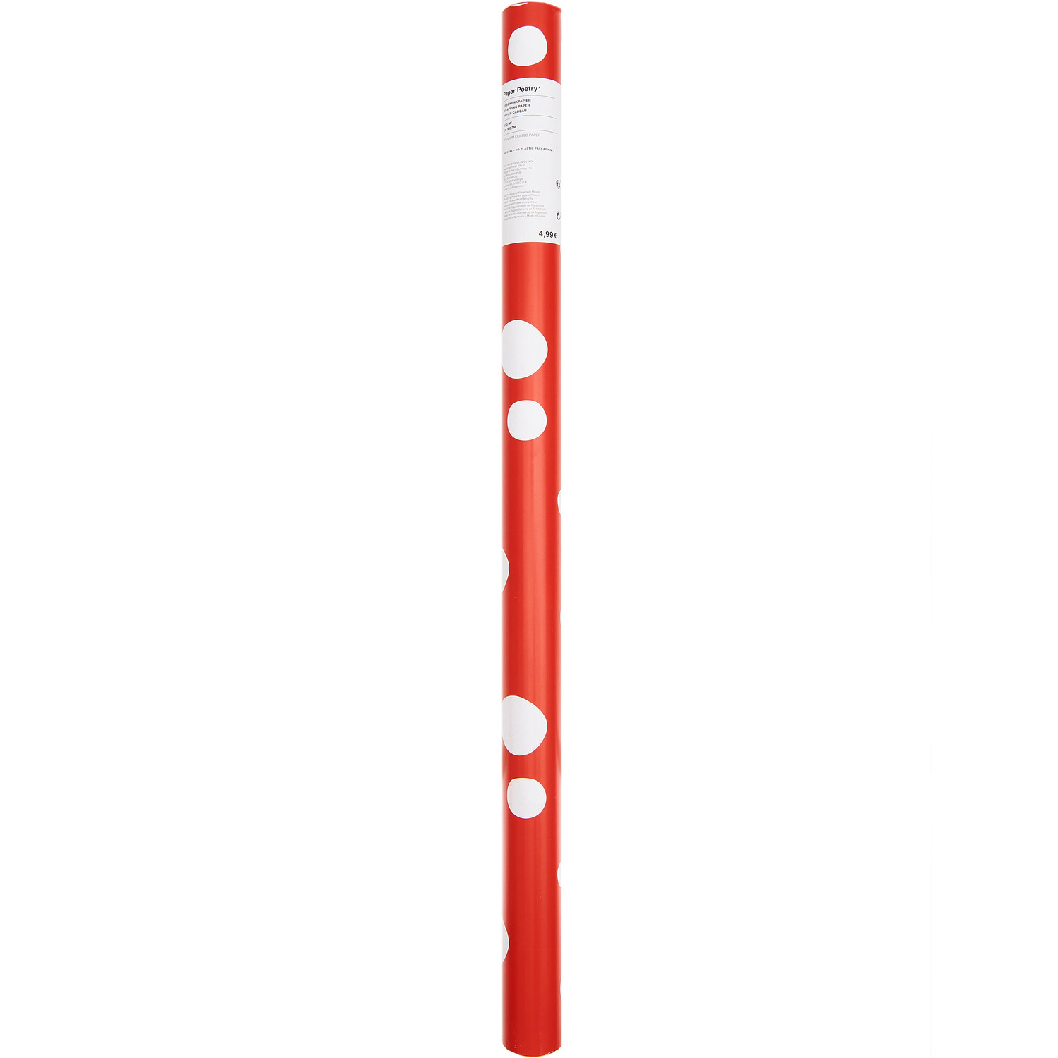 Geschenkpapier Fliegenpilz Muster 70cm 2m 80g/m² von Rico Design