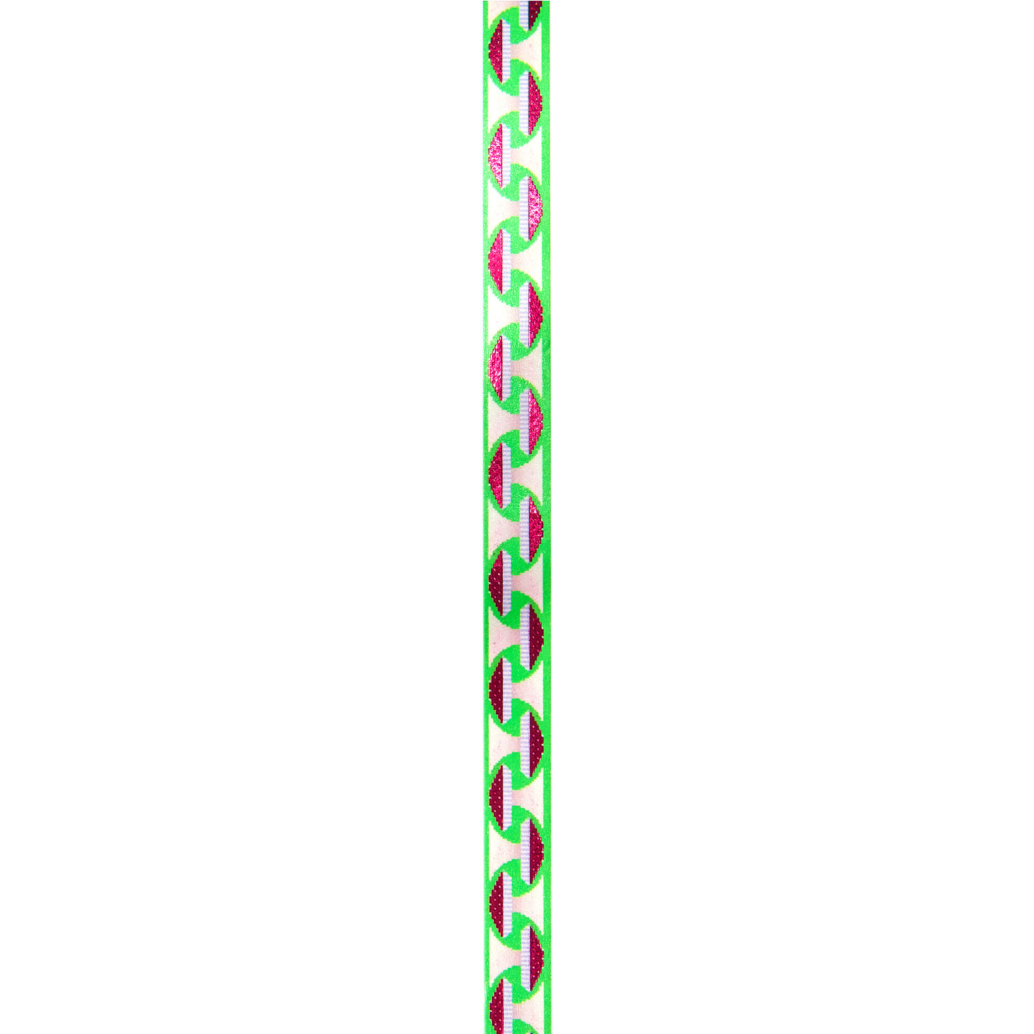Paper Poetry Tape Shrooom Pixel, 1,5cmx10m, grün-rosa geometrisches Muster, ideal für kreative Projekte.