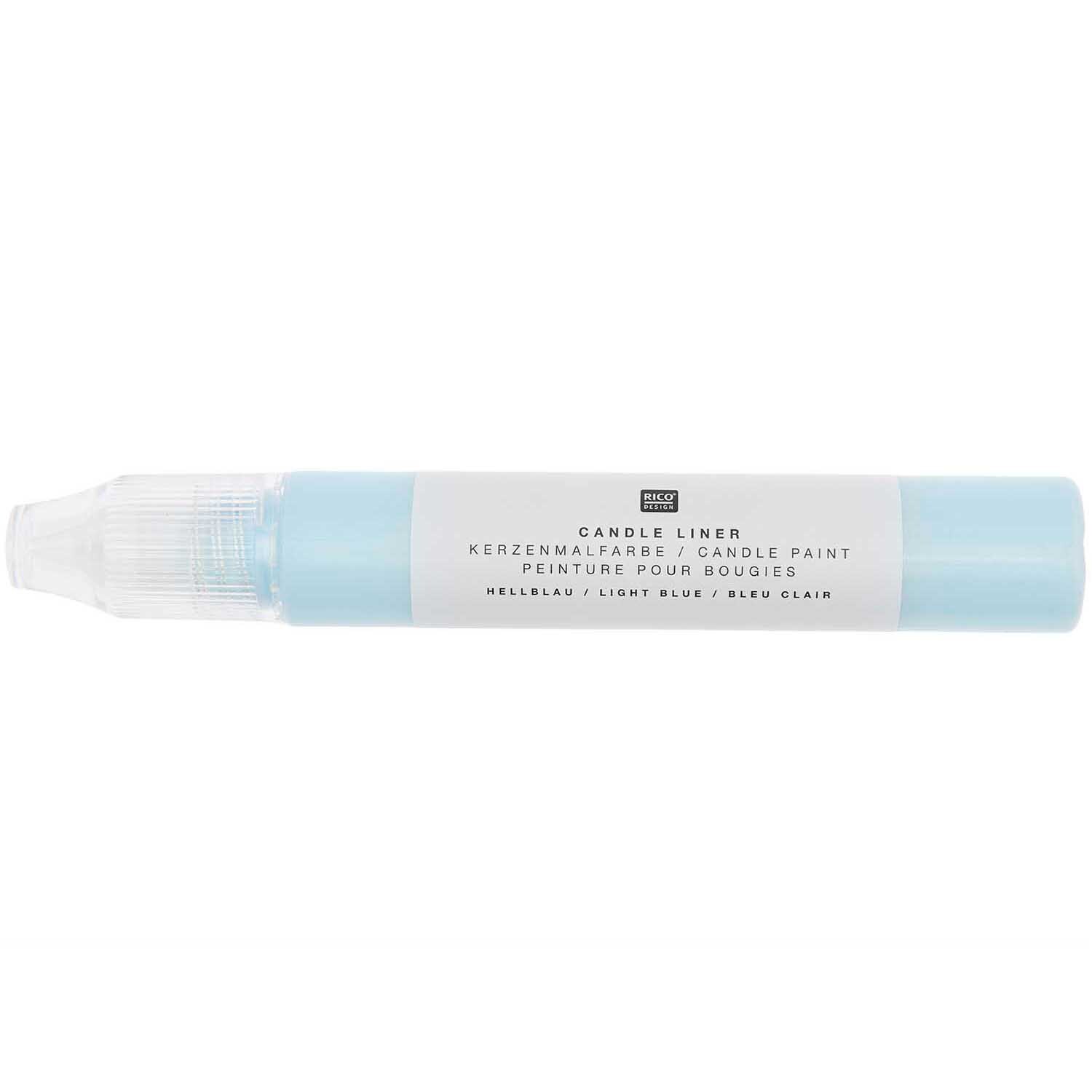 Candle Liner Kerzenmalfarbe 30ml Farbe Hellblau von Rico Design Candle Liner Kerzenmalfarbe 30ml in Hellblau von Rico Design, ideal zum kreativen Verzieren von Kerzen.