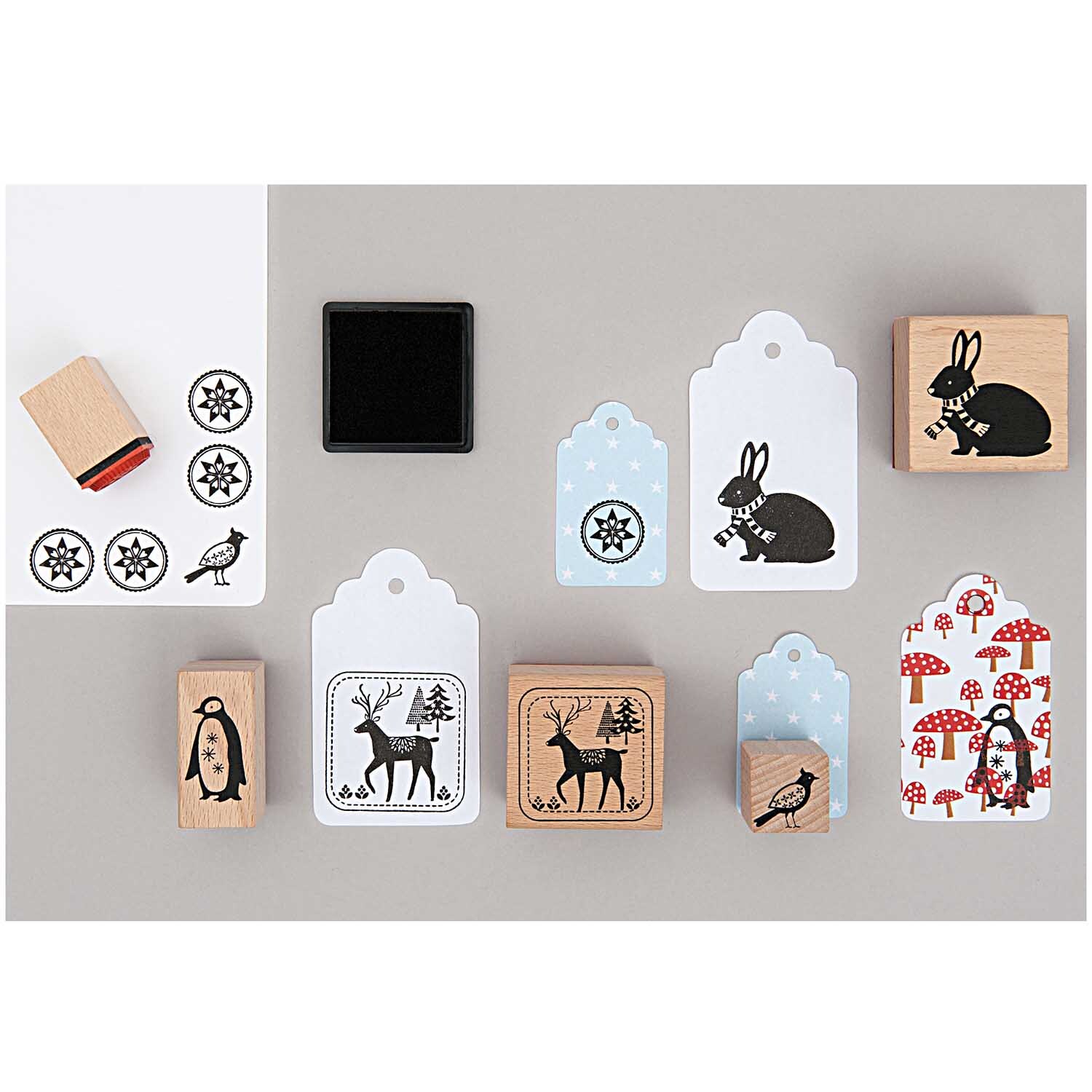Paper Poetry Geschenkanhänger Ornament weiß 30 Stück von Rico Design