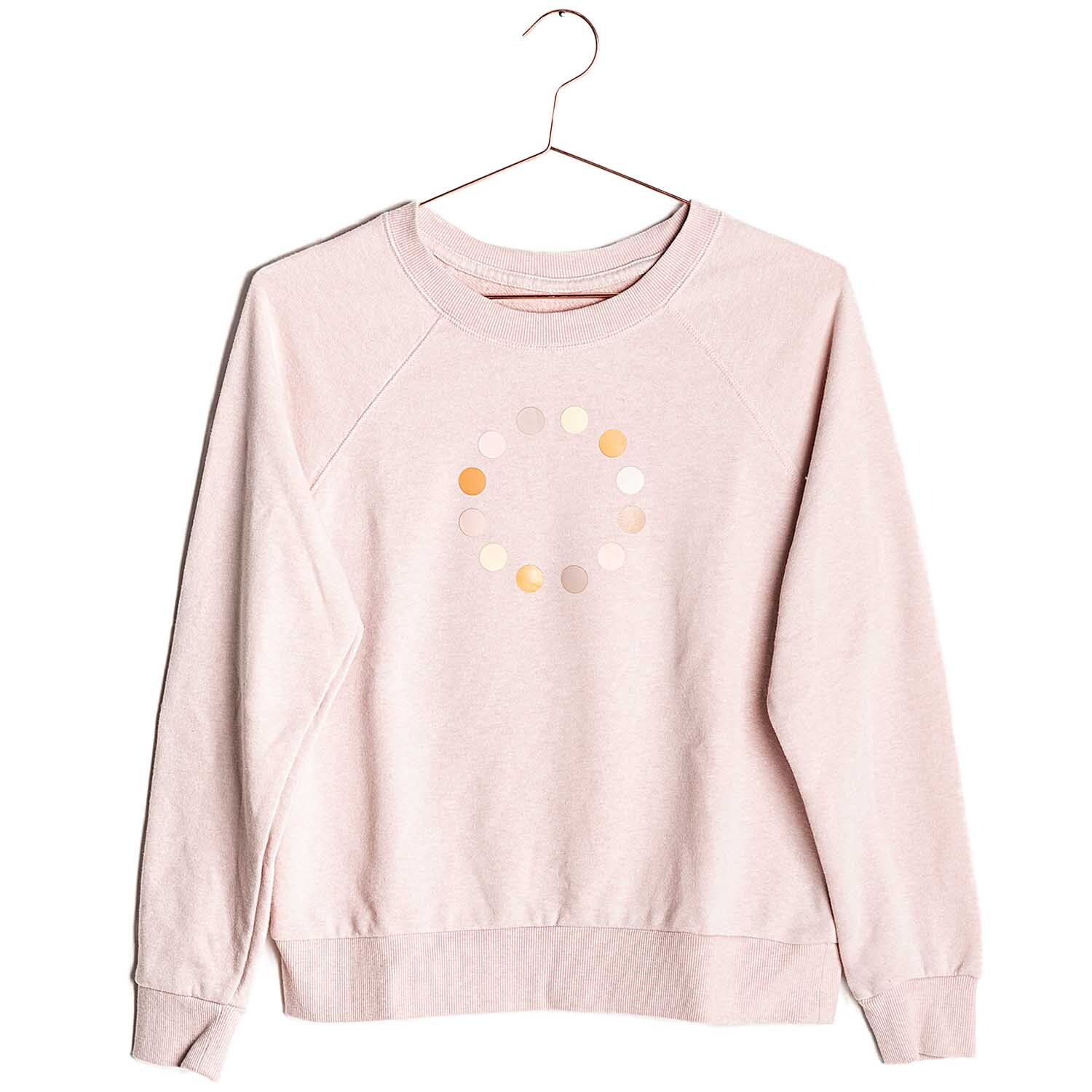Bügelmotiv Kreise rosa Mix 18 Stück von Rico Design