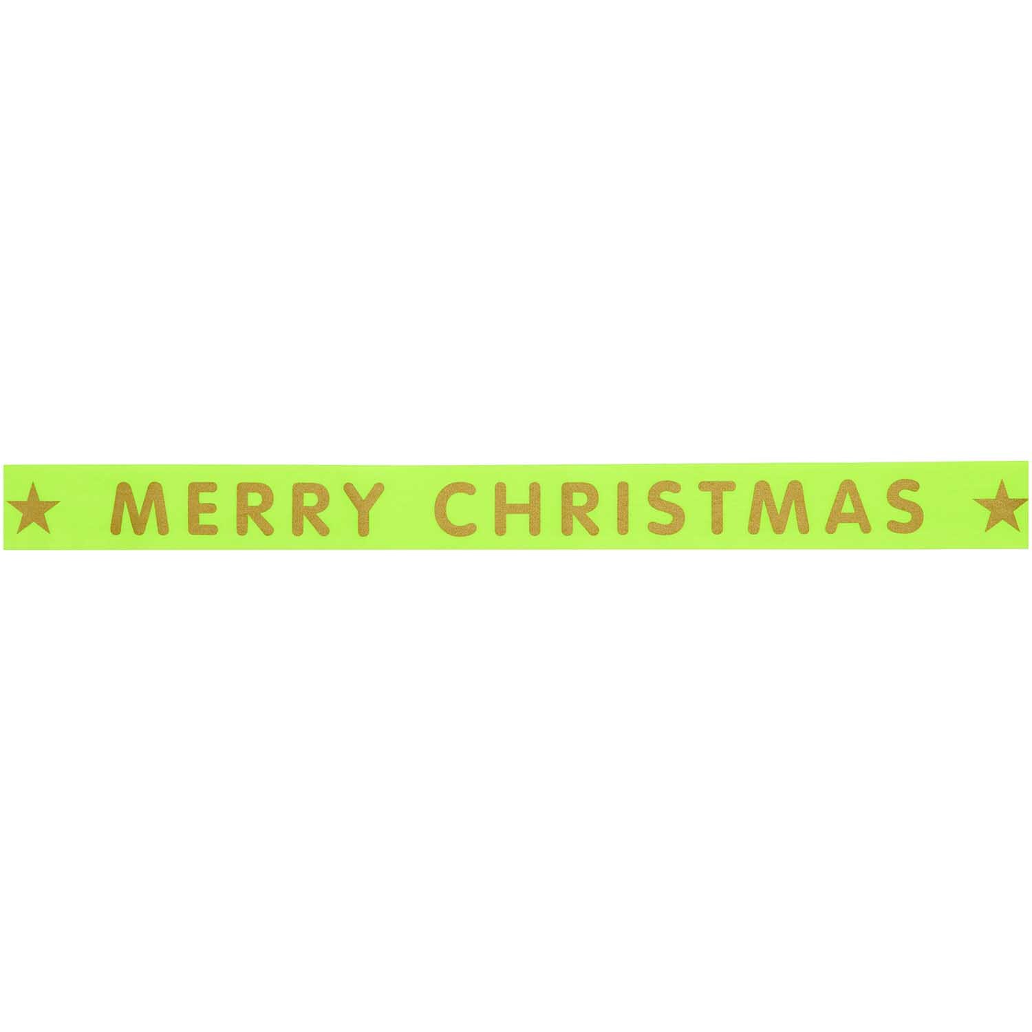 Paper Poetry Taftband Merry Christmas limone 38mm 3m von Rico Design Paper Poetry Taftband mit "Merry Christmas"-Aufschrift in limonengrün, ideal für festliche Dekorationen. Marke: Rico Design.