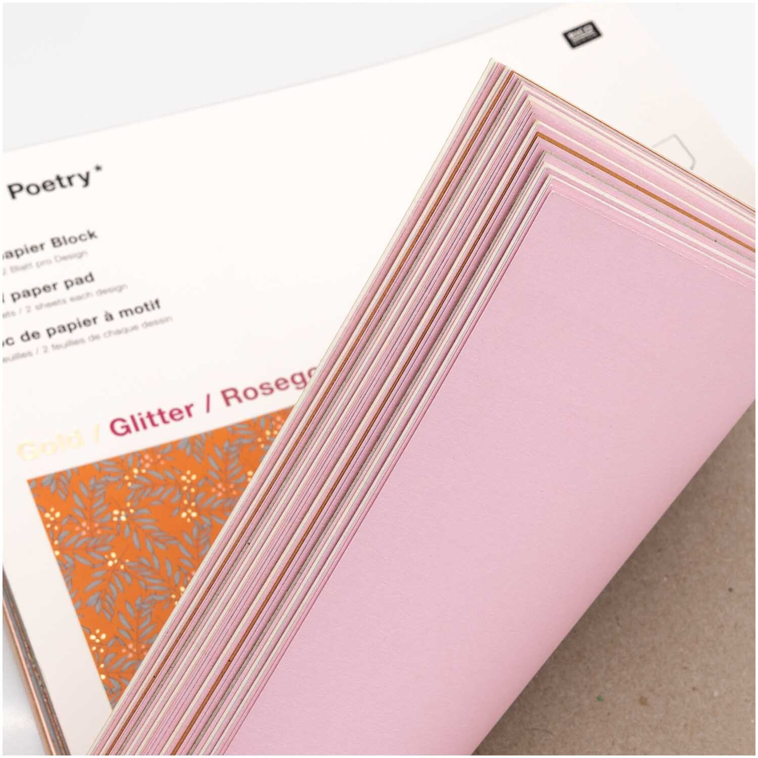 Paper Poetry Motivpapierblock Funny Fall 30 Blatt von Rico Design
