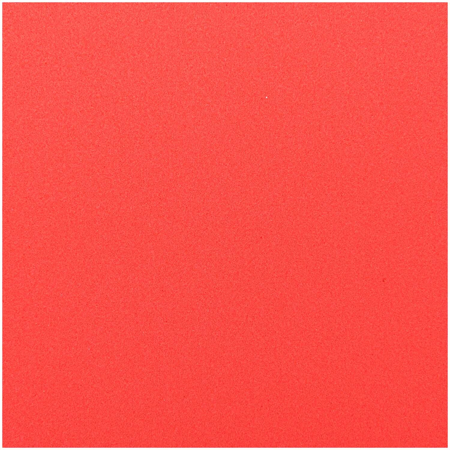 Moosgummiplatte 30x40cm 3mm in leuchtendem Rot von Rico Design, ideal für kreative Bastelprojekte.